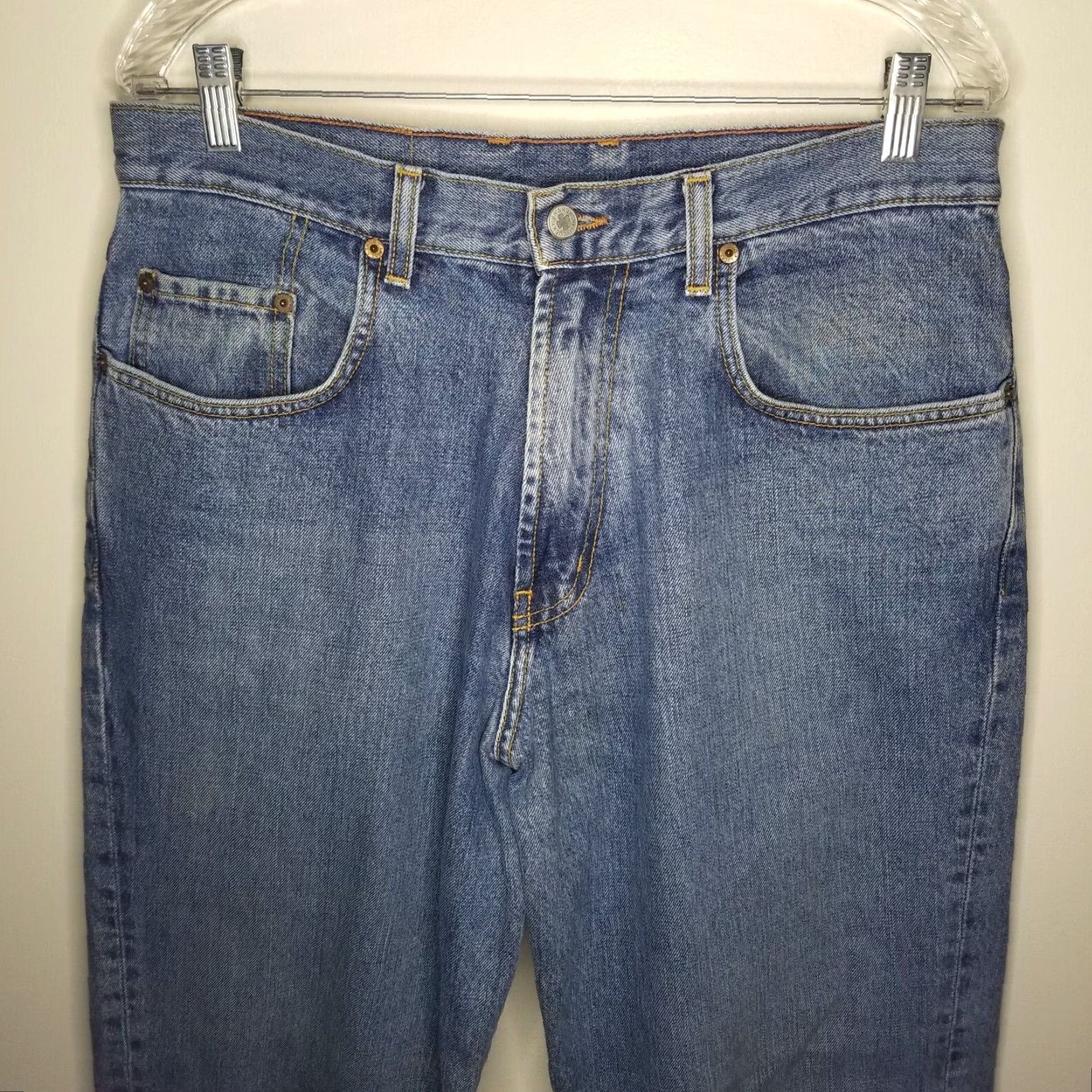 Lucky Brand VINTAGE Lucky Brand Blue Straight Jeans Size 34x32 Mens USA Size US 34 / EU 50 - 2 Thumbnail