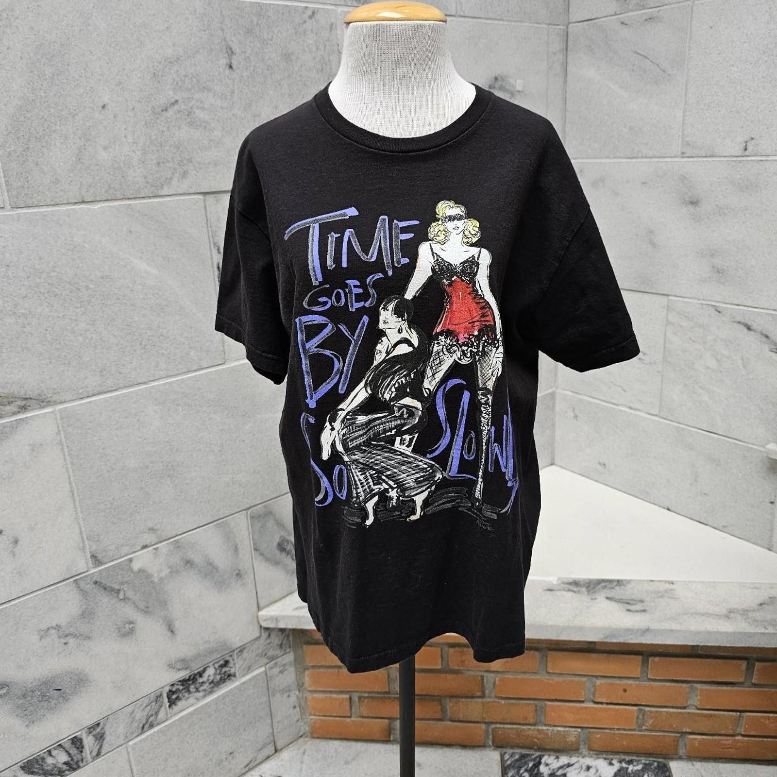 Other Madonna Time Goes By So Slow Black T-shirt Size L / US 10 / IT 46 - 1 Thumbnail