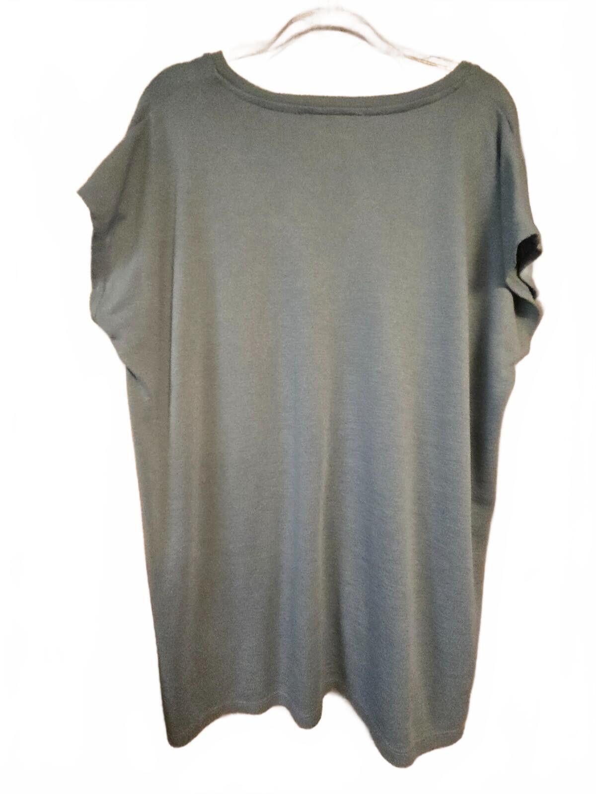 Orvis Short-sleeve V-Neck Knit Shirt Elevated Basics Minimalist Size XL / US 12-14 / IT 48-50 - 2 Thumbnail