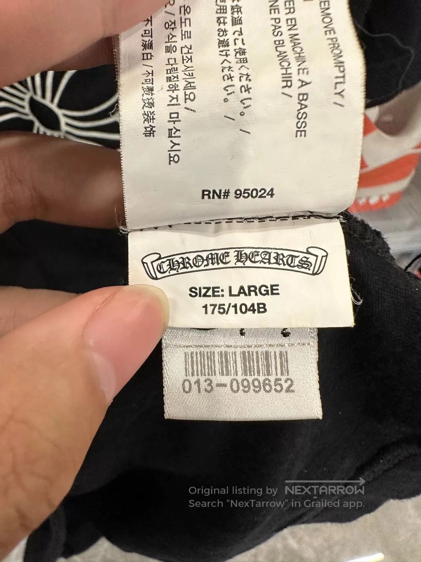 Chrome Hearts Chrome Hearts Circle Cross Black T. Size US L / EU 52-54 / 3 - 6 Thumbnail