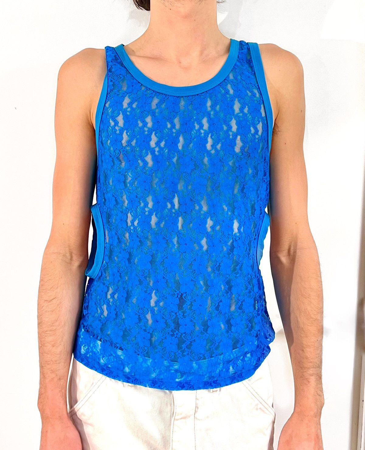 Maiden Name Blue David Tank Top Size US L / EU 52-54 / 3 - 2 Thumbnail