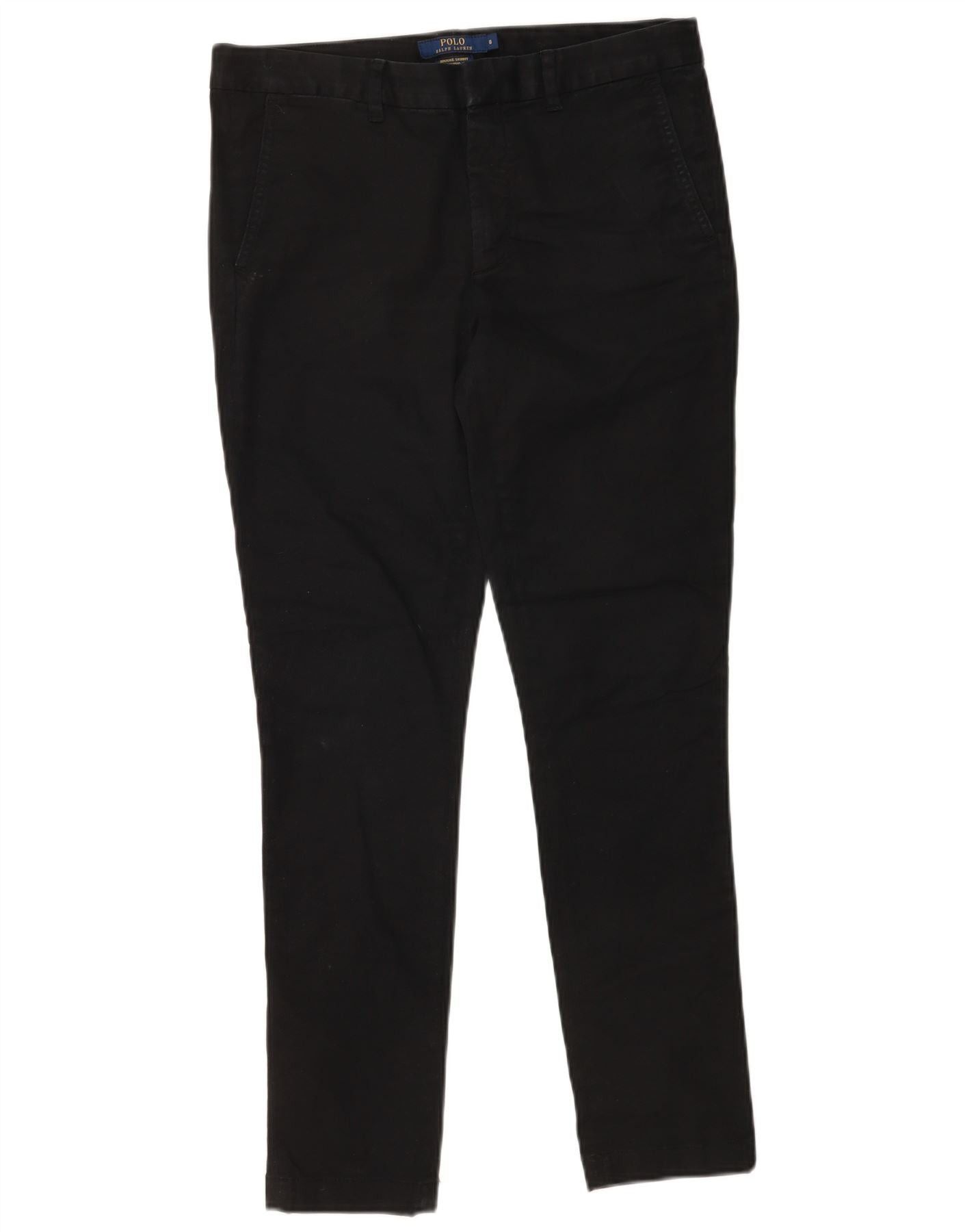 Polo Ralph Lauren Womens Skinny Chino Trousers US 8 Medium W30 L29 Black Size 27" / US 4 / IT 40 - 1 Thumbnail