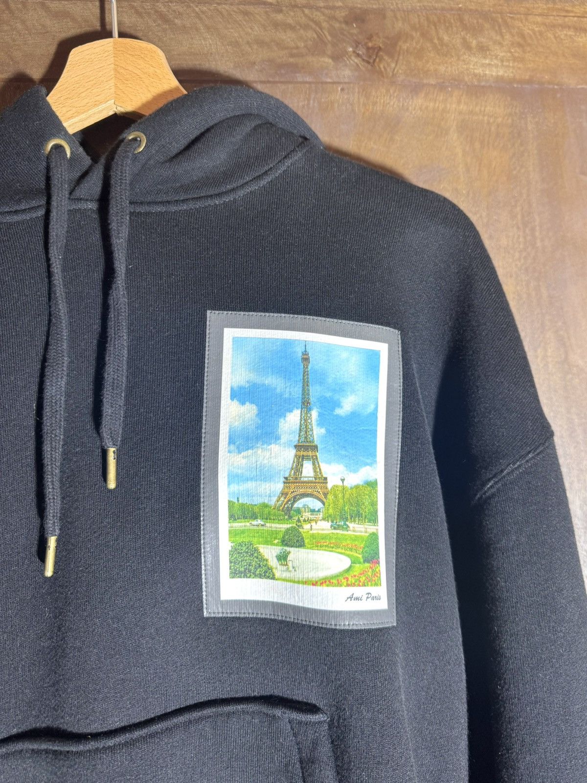AMI XS oversized ami runway fw19 eiffel tour sweatshirt hoodie Size US XS / EU 42 / 0 - 8 Thumbnail