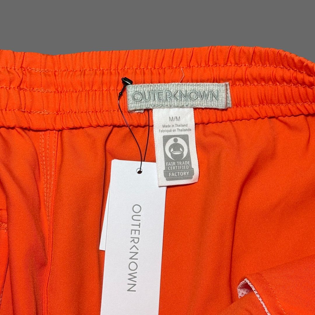 Outerknown Outerknown Nomadic Volley Shorts Orange Men's Medium NWT Size US 31 - 4 Thumbnail