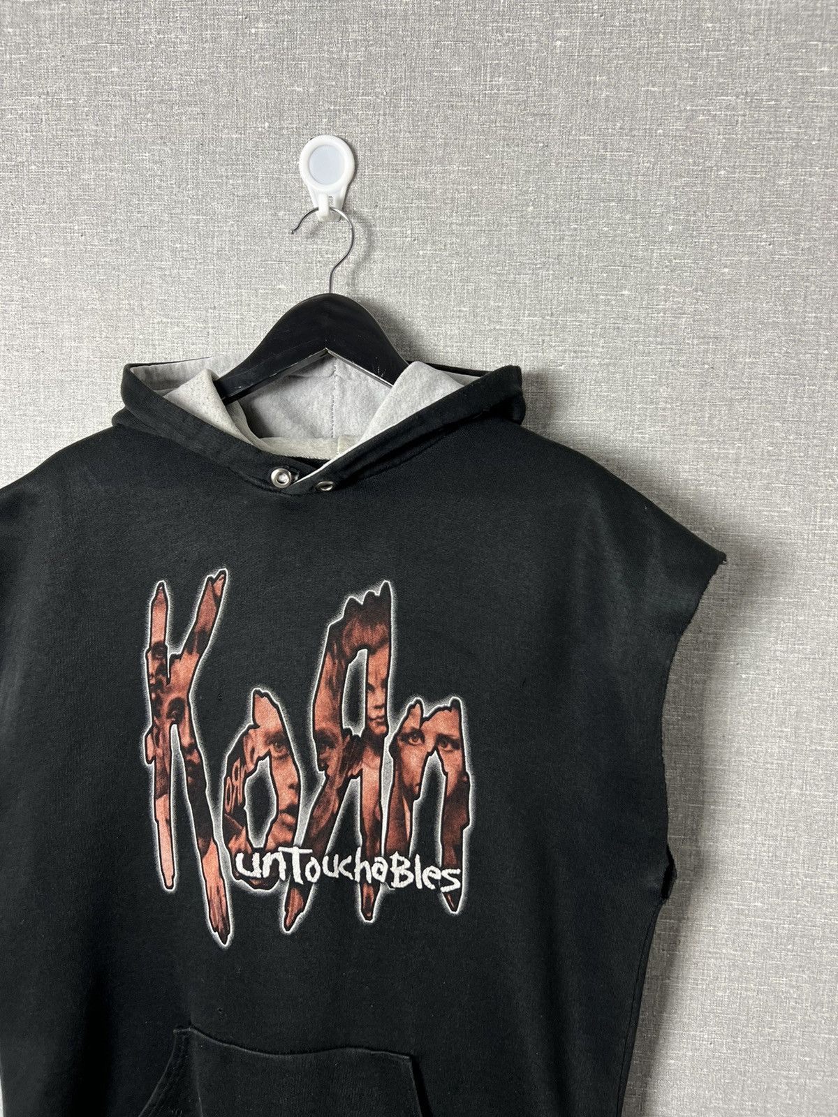 Band Tees Vintage Korn Untouchables Sleeveless Hoodie Size US XL / EU 56 / 4 - 2 Thumbnail