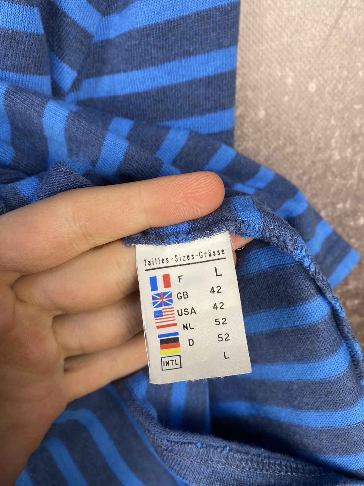 A$AP Rocky × Saint James × Vintage 90s Saint James Asap Rocky Striped Breton Top Long Sleeve Size US L / EU 52-54 / 3 - 7 Thumbnail