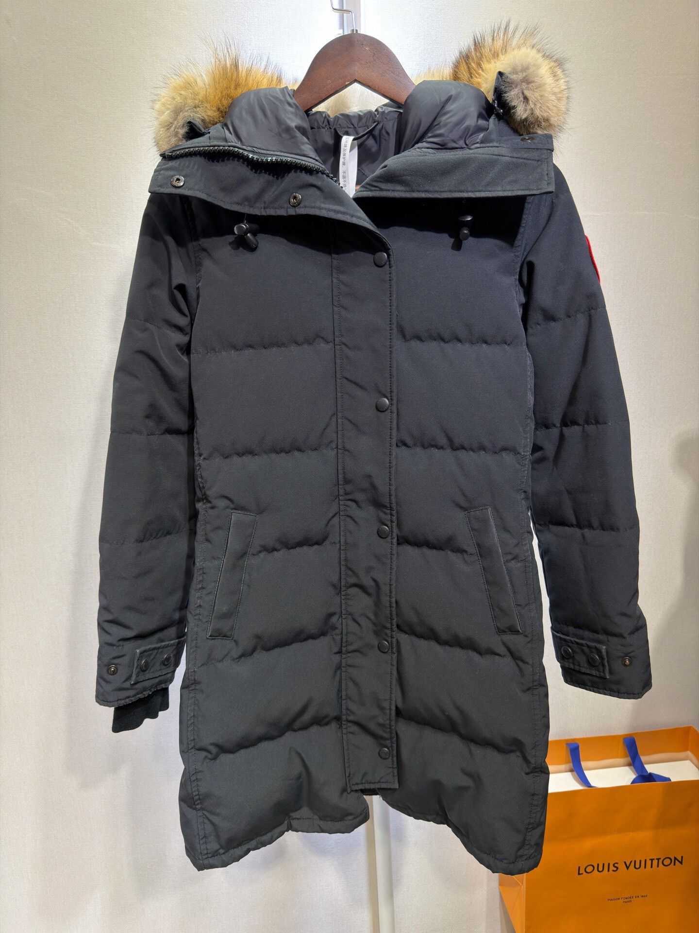 Canada Goose Canada Goose Shelburne Black Down Coat Size XS / US 0-2 / IT 36-38 - 1 Thumbnail