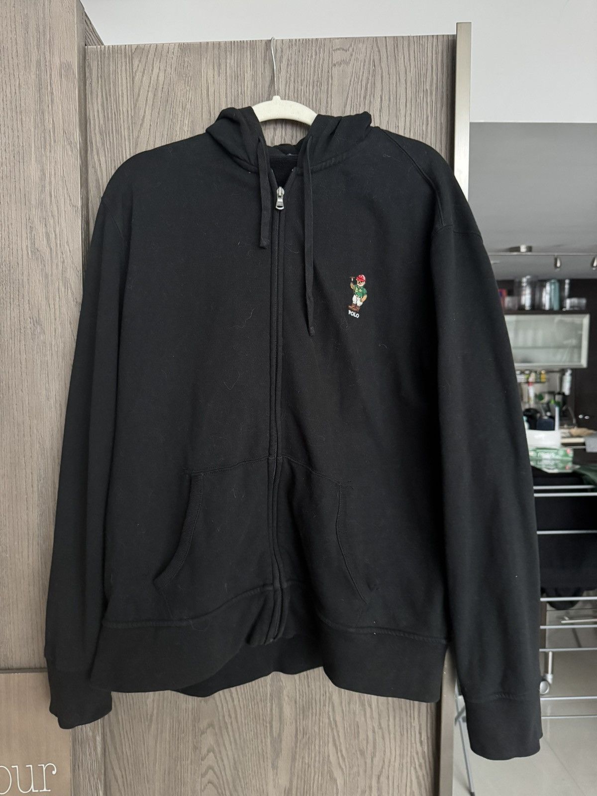Polo Ralph Lauren Polo Ralph Lauren #2 Bear Zip Up Hoodie Size US XL / EU 56 / 4 - 2 Thumbnail