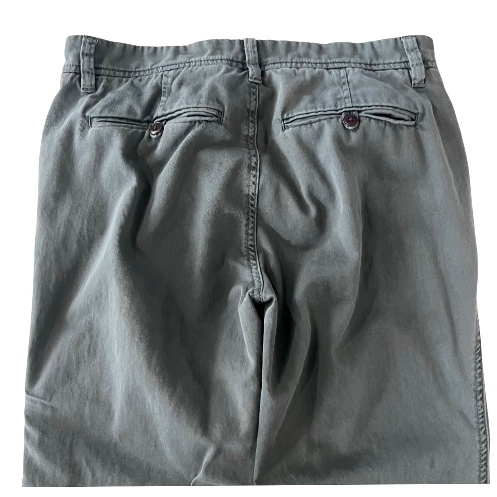 J.Crew VINTAGE J.Crew Sunday Slim Chino Pants Womens Size 2 Gray 100% Cotton Chino Womens Regular Solid 2 Gray Womens Size 26" / US 2 / IT 38 - 4 Thumbnail