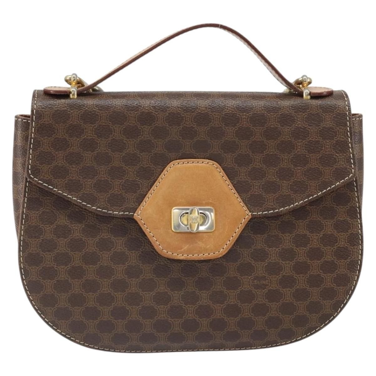 Celine Celine Vintage Macadam Canvas and Leather Size ONE SIZE - 1 Thumbnail