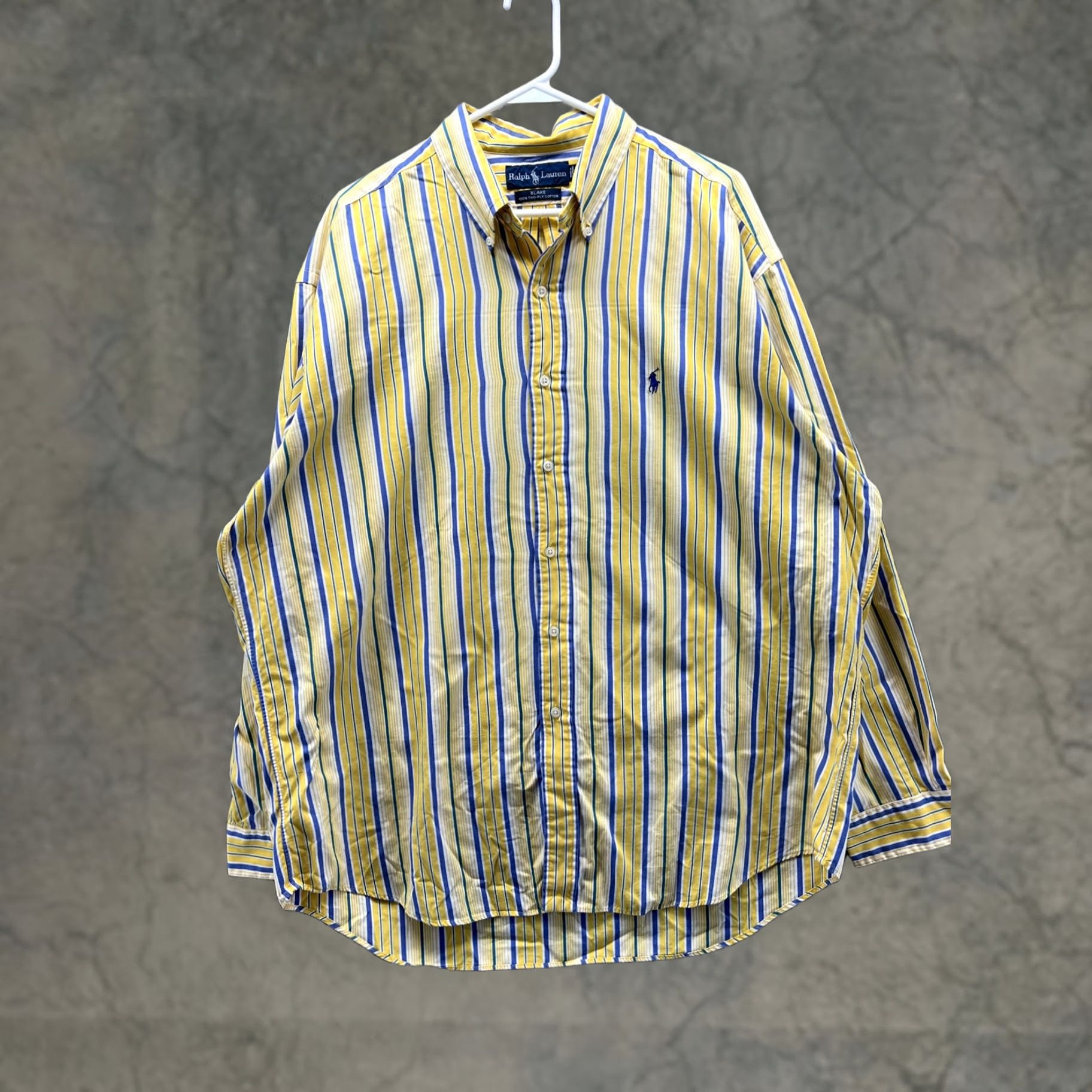 Ralph Lauren Ralph Lauren Shirt Mens XL Multicolor Stripe Button-Down Collar Long Sleeve Casual Blake Size US XL / EU 56 / 4 - 1 Thumbnail