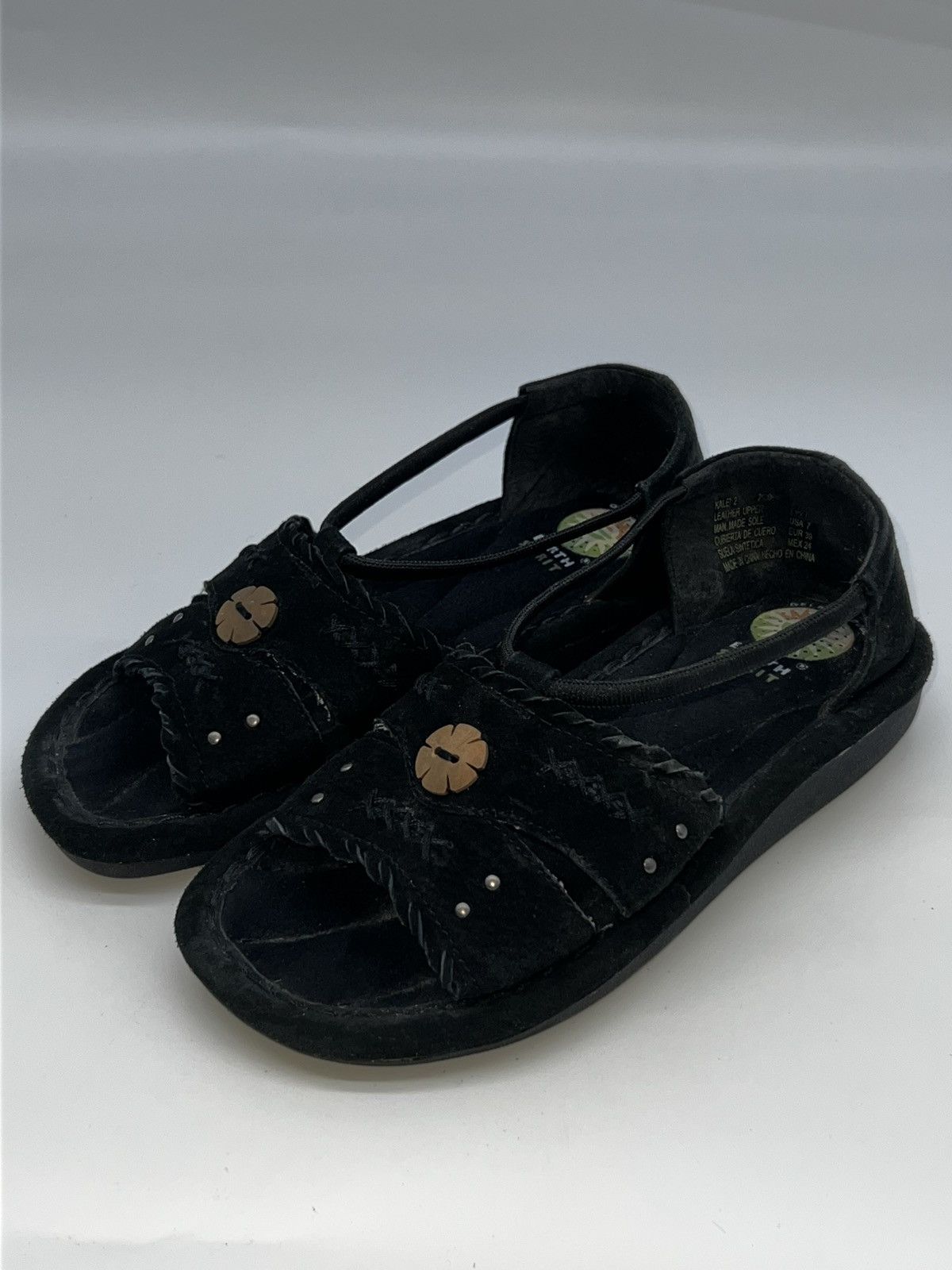 Other Earth Spirit Women's Black Suede Slip-On Shoes Size 7W Bead Size US 7 / IT 37 - 1 Thumbnail