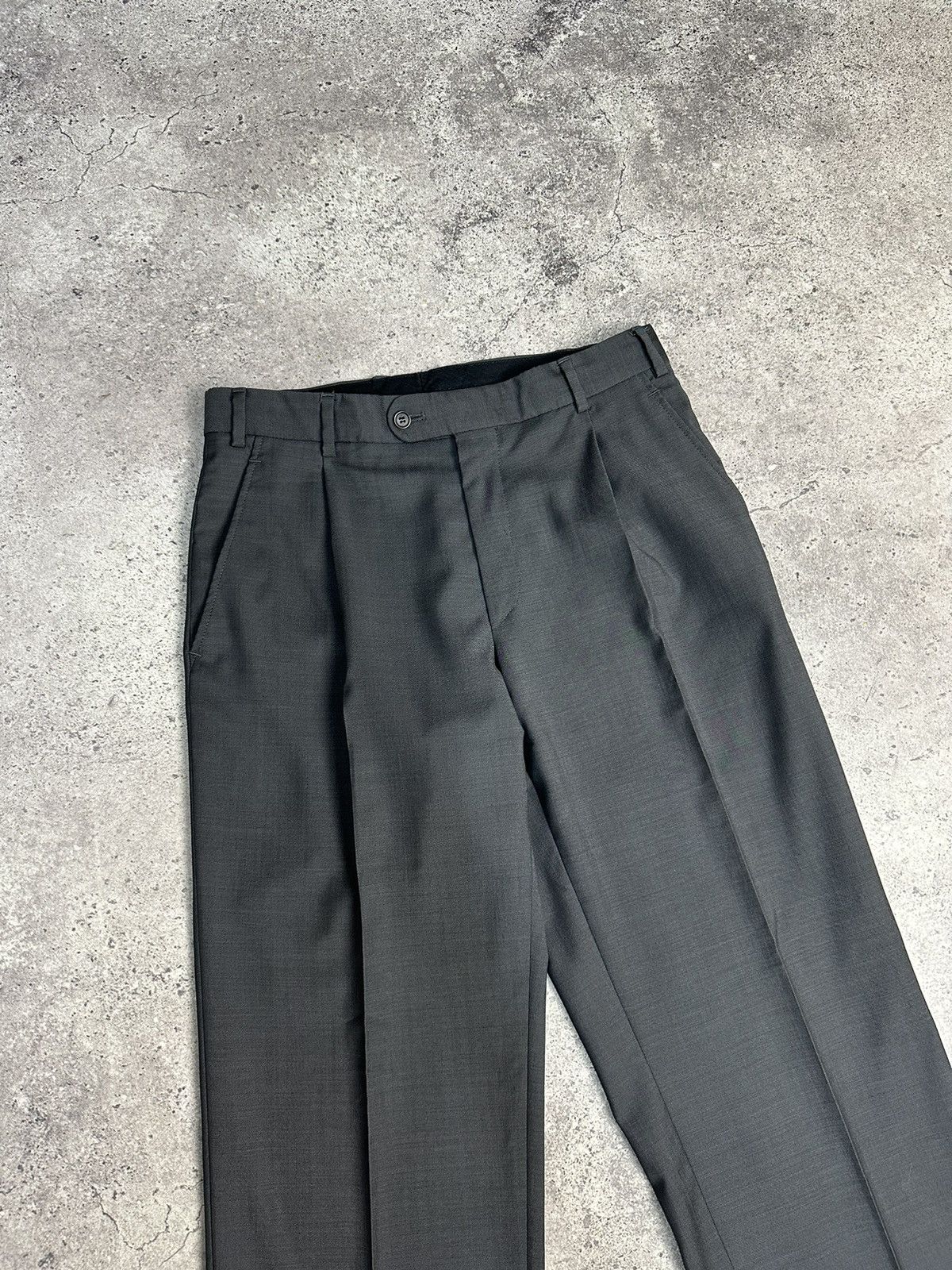 Balmain × Vintage Vintage BALMAIN Dress Pants Rare Wool Gray Size US 32 / EU 48 - 4 Thumbnail