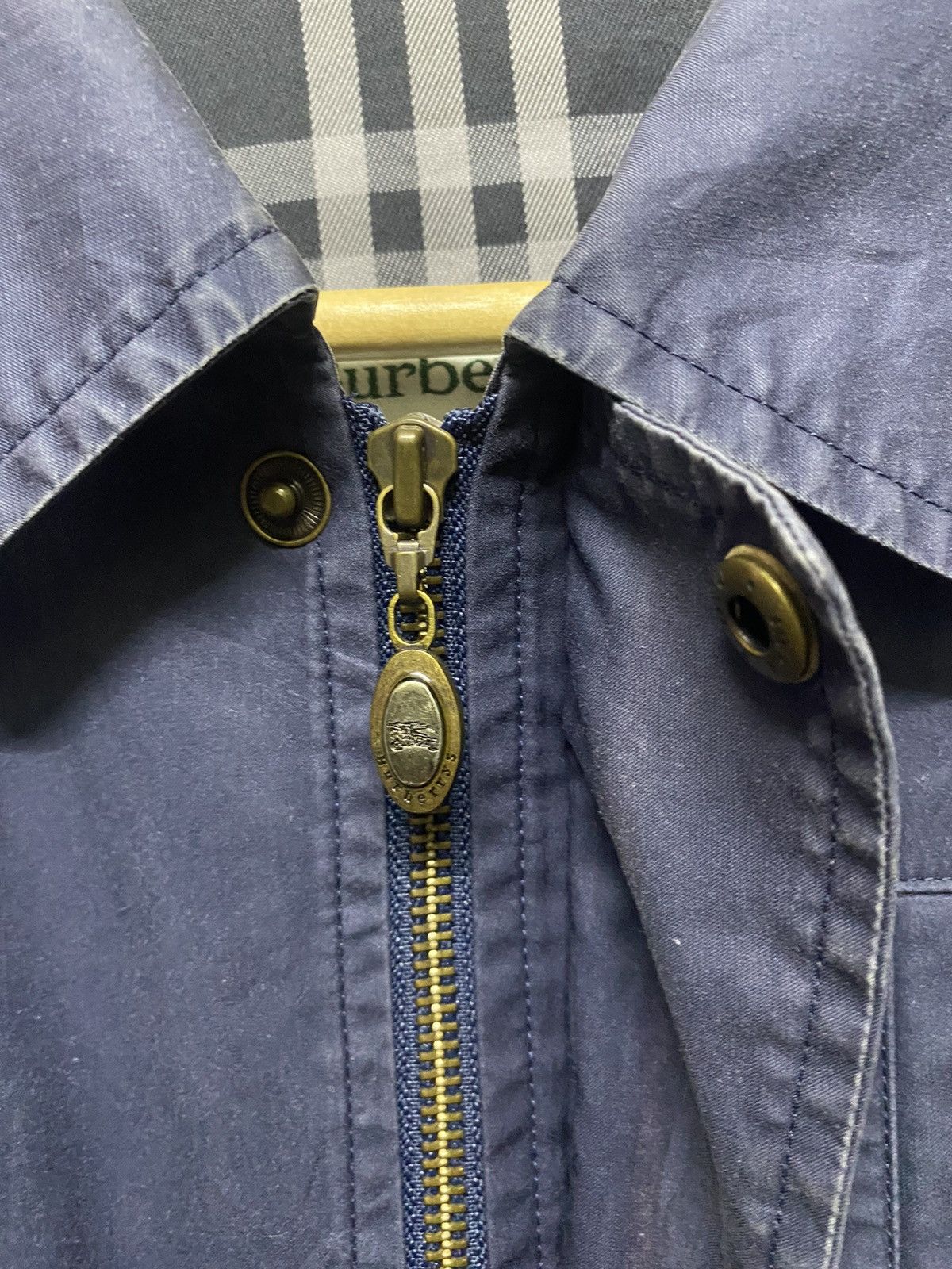Burberry Vintage Burberry Full Zip Light Jacket Size US M / EU 48-50 / 2 - 10 Thumbnail