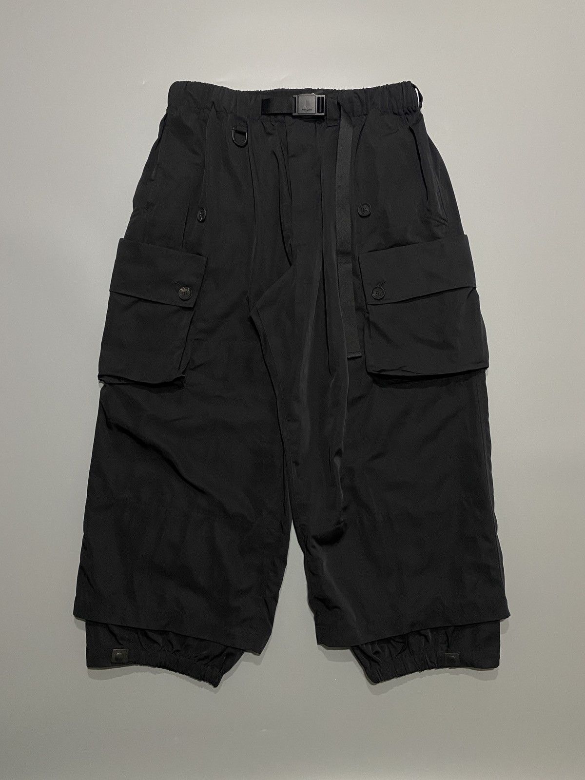 Yohji Yamamoto Y-3 Nylon Twill Cuffed Pants Size US 34 / EU 50 - 3 Thumbnail