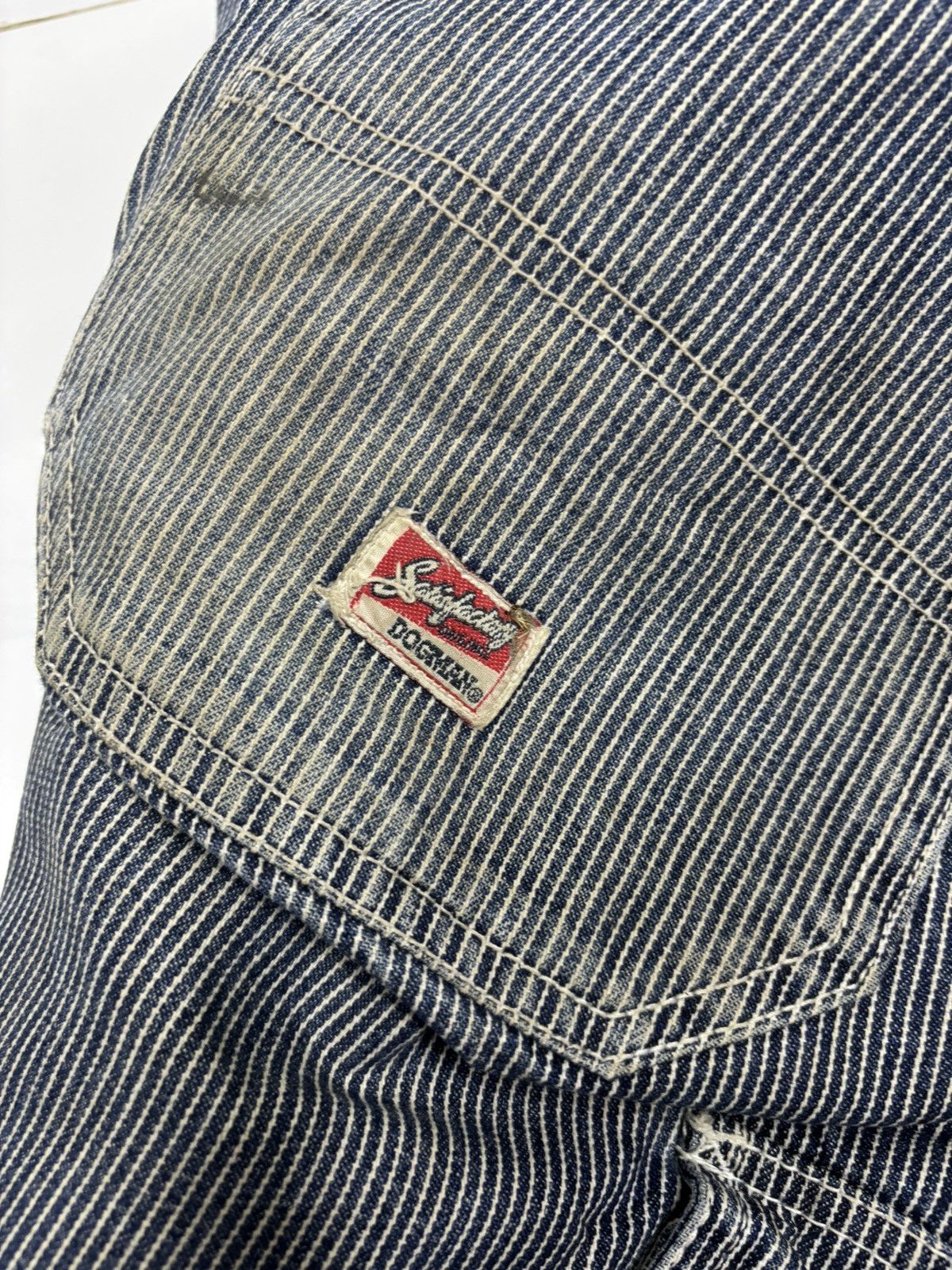 Hysteric Glamour × Japanese Brand 🔥DOGMAN THRASHED HICKORY STRIPE CARGO PANTS DISTRESS WORKERS Size US 34 / EU 50 - 9 Thumbnail