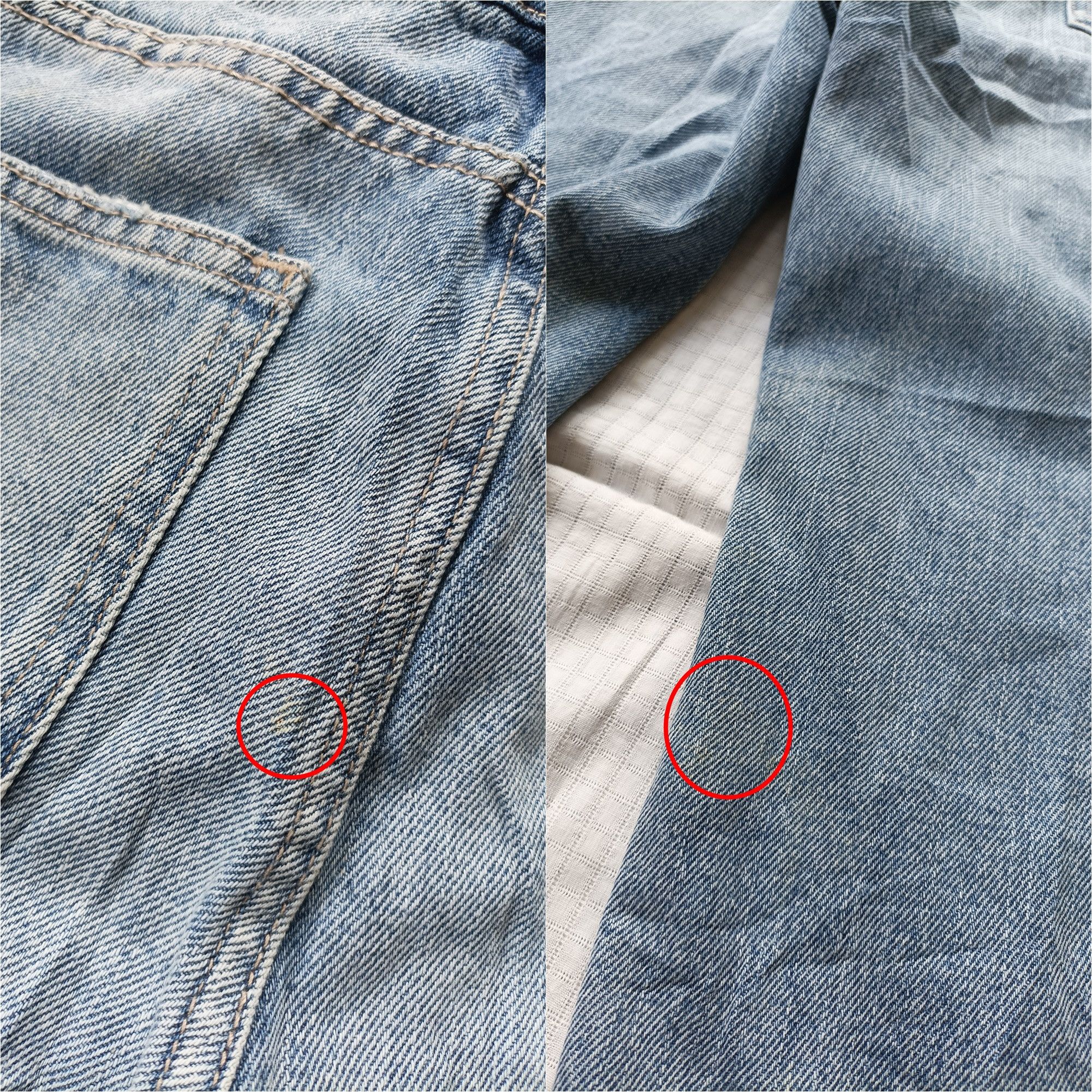 Japanese Brand (P177) Emoda Distressed Women Front Slit Flare Jeans Sz 1 Size 26" / US 2 / IT 38 - 17 Thumbnail