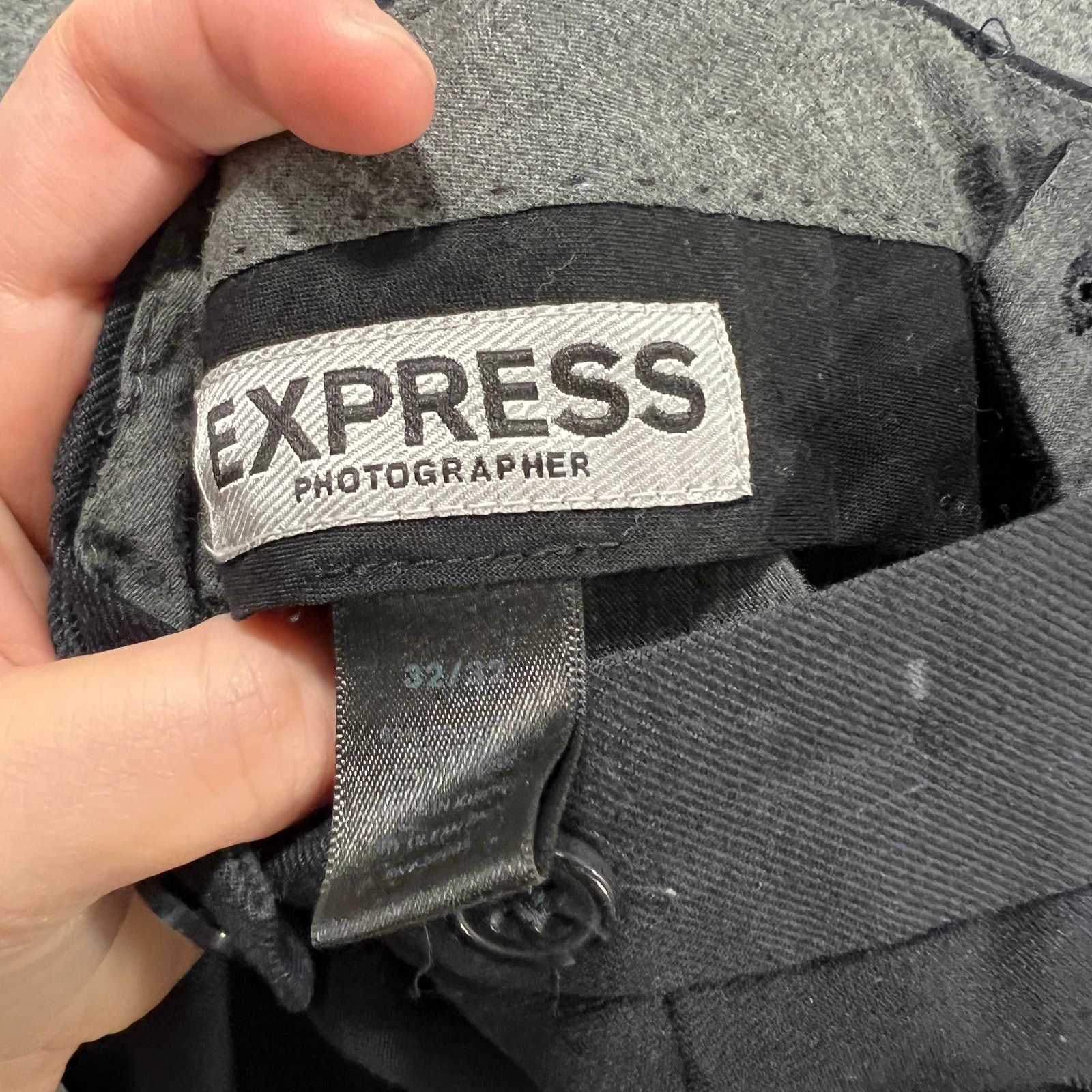 Express Express Men's Black Pants Size 32 Size US 32 / EU 48 - 3 Thumbnail