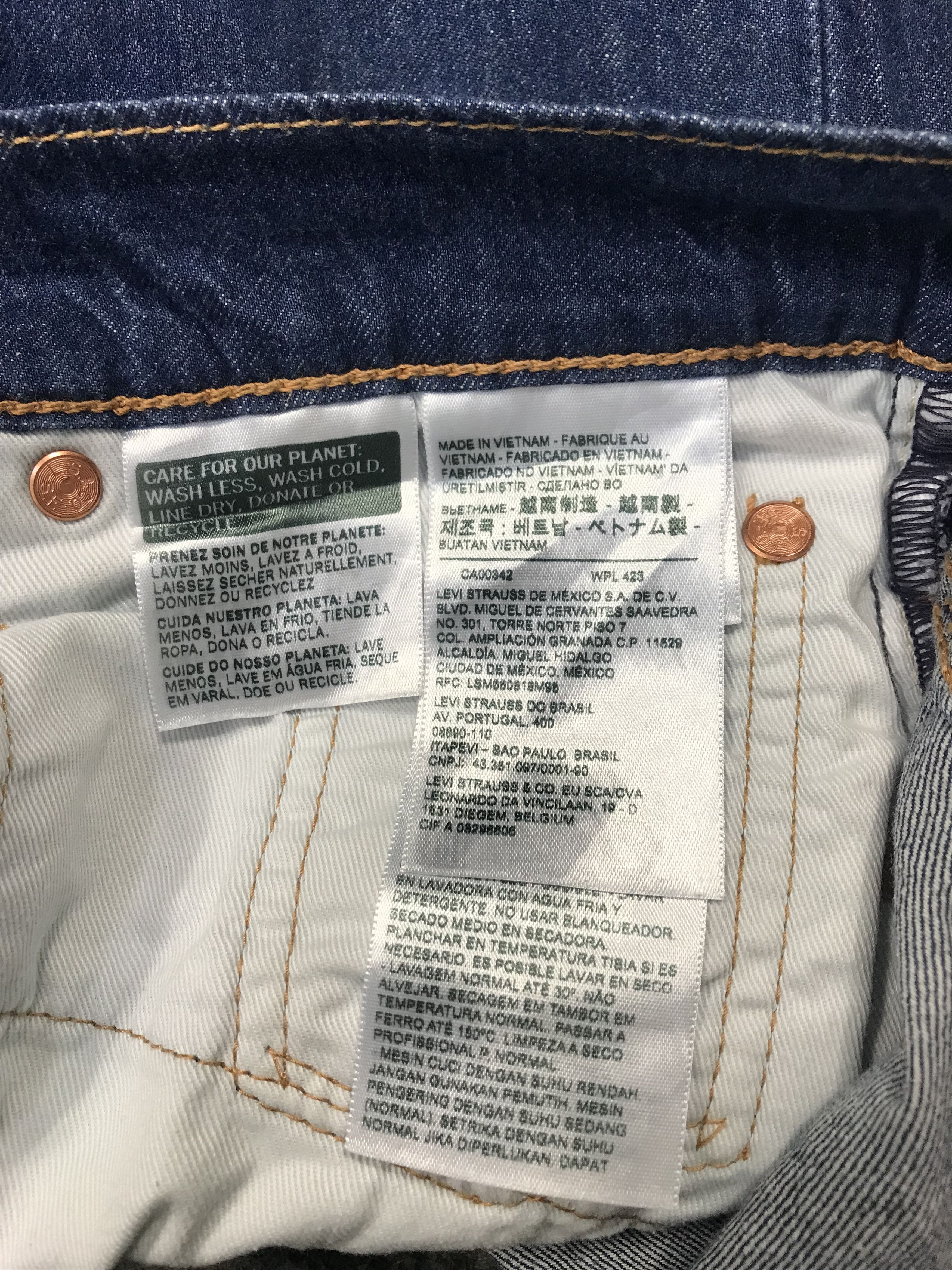 Levi's Levi’s Strauss Premium Lot 502 Big E Denim Jeans Dark Blue Size US 30 / EU 46 - 10 Thumbnail