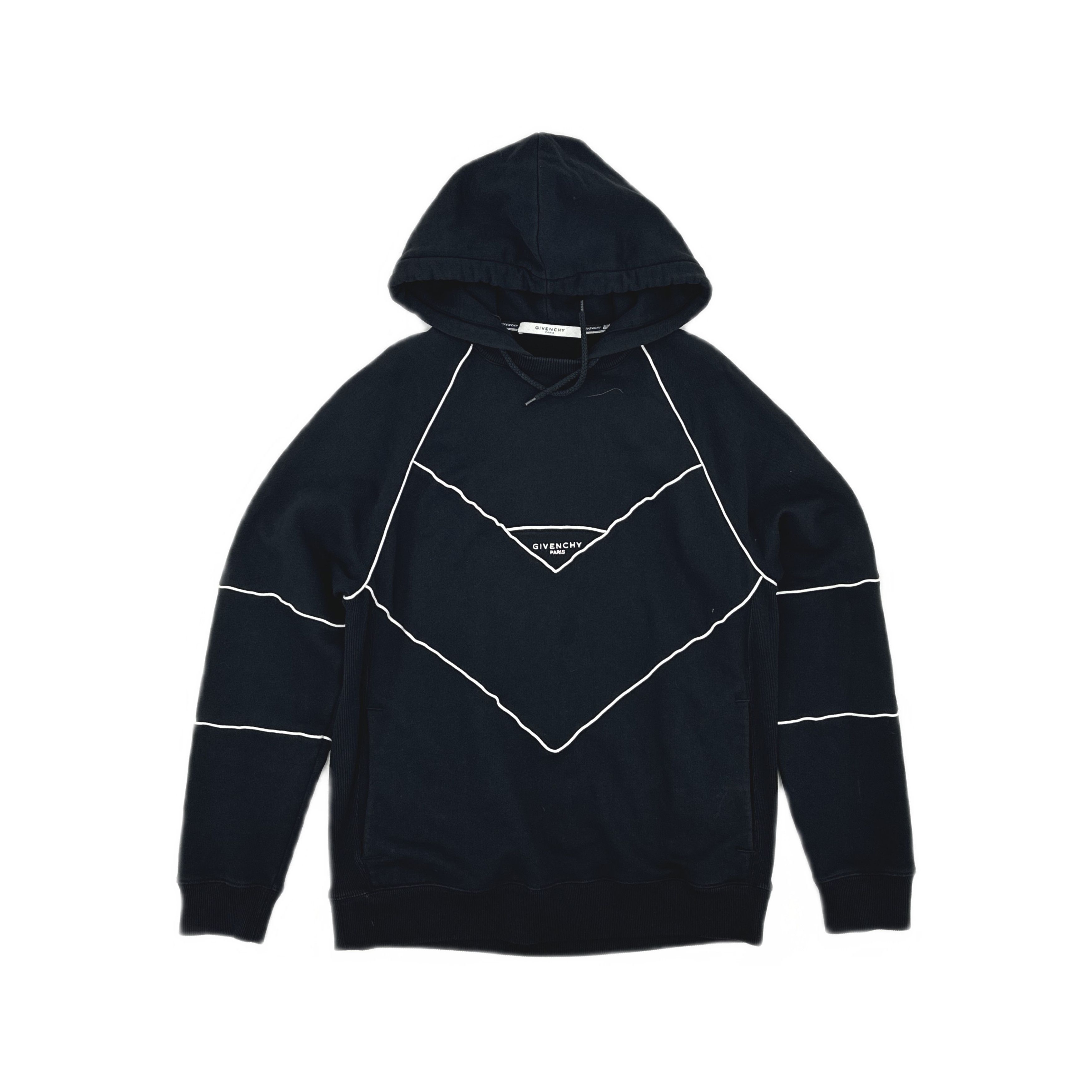 Givenchy Givenchy Piping Logo Hoodie Size M Size US M / EU 48-50 / 2 - 1 Thumbnail