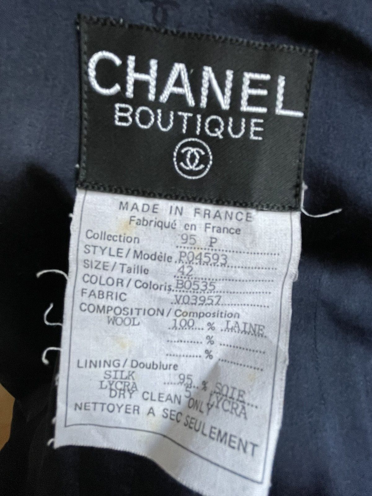 Chanel CHANEL. Jacket Summer 1996. Vintage Size M / US 6-8 / IT 42-44 - 7 Thumbnail