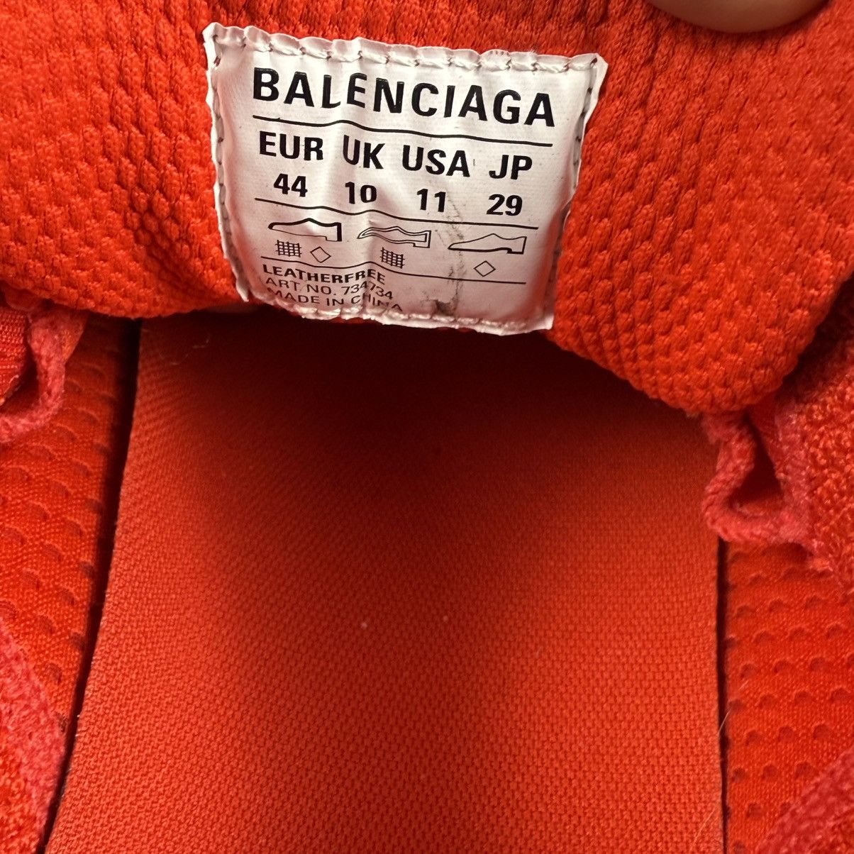 Balenciaga Balenciaga 3XL “Worn-Out” ‘Red’ Shoes Size US 10.5 / EU 43-44 - 6 Thumbnail