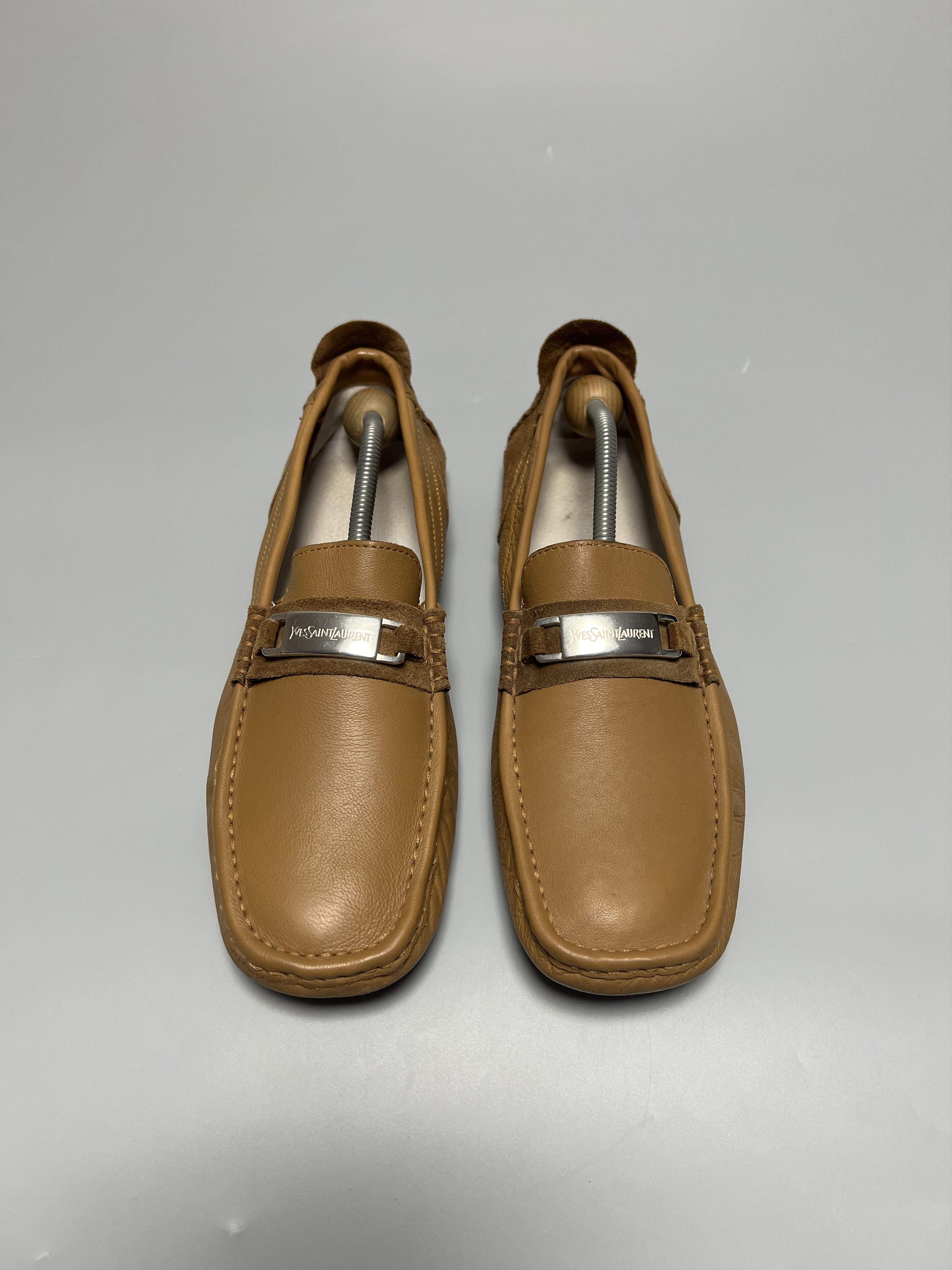 Yves Saint Laurent Yves Saint Laurent Vintage Leather Moccasins Driving Loafer Size US 10 / EU 43 - 4 Thumbnail