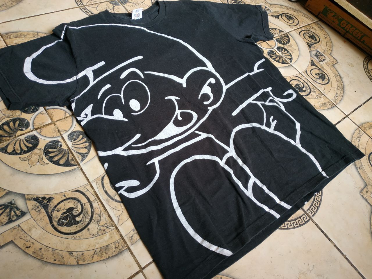 Supreme Supreme x The Smurfs Tee Black FW20 Size US M / EU 48-50 / 2 - 14 Thumbnail