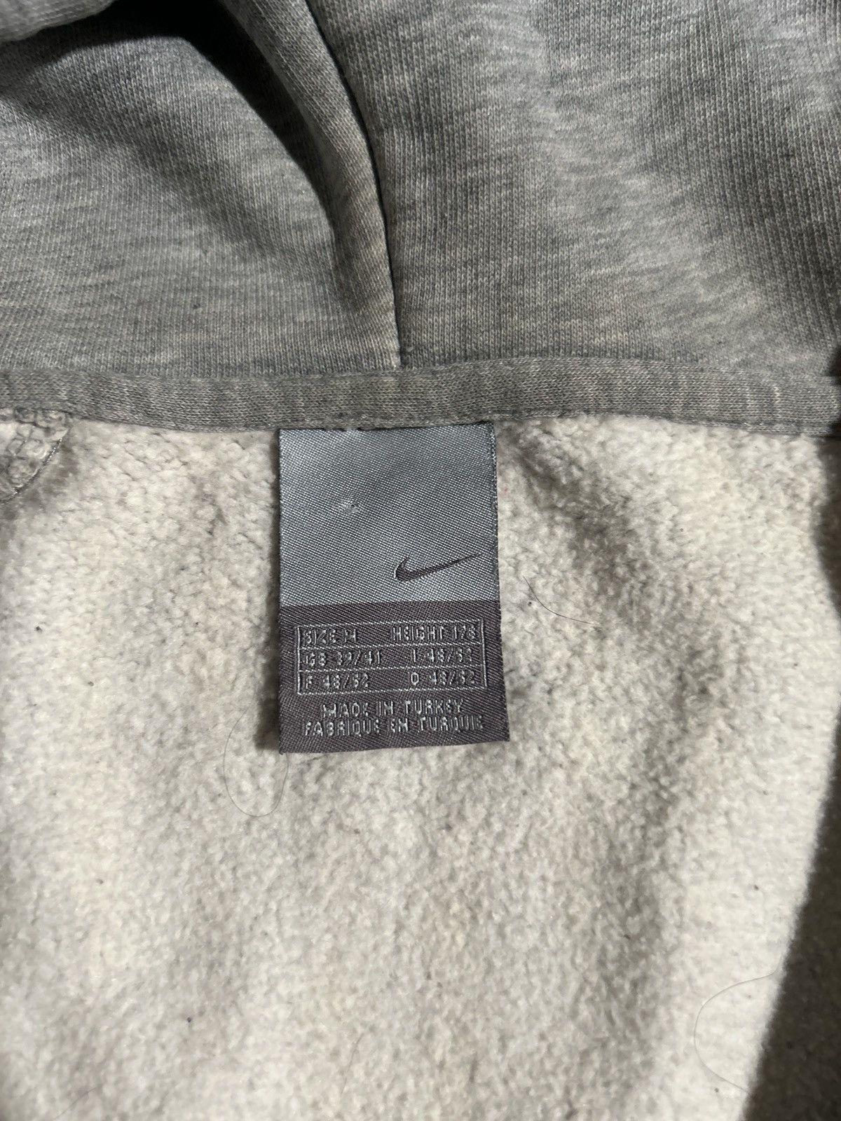 Nike Vintage Y2K Nike Mini Swoosh Hooded Vest Grey Size Medium Size US M / EU 48-50 / 2 - 4 Thumbnail