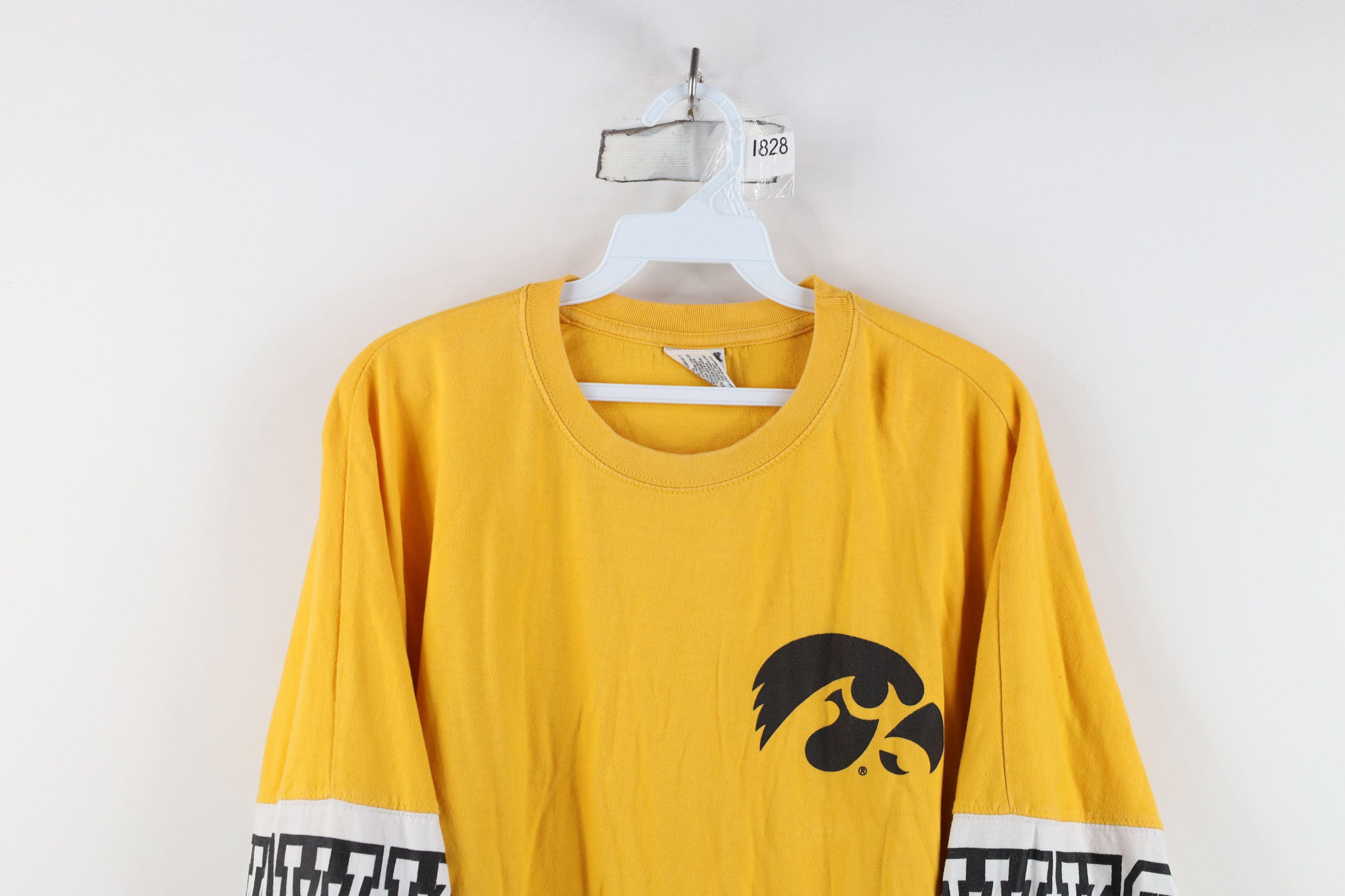 Vintage Vintage Y2K University of Iowa Long Sleeve Spirit T-Shirt Size L / US 10 / IT 46 - 2 Thumbnail