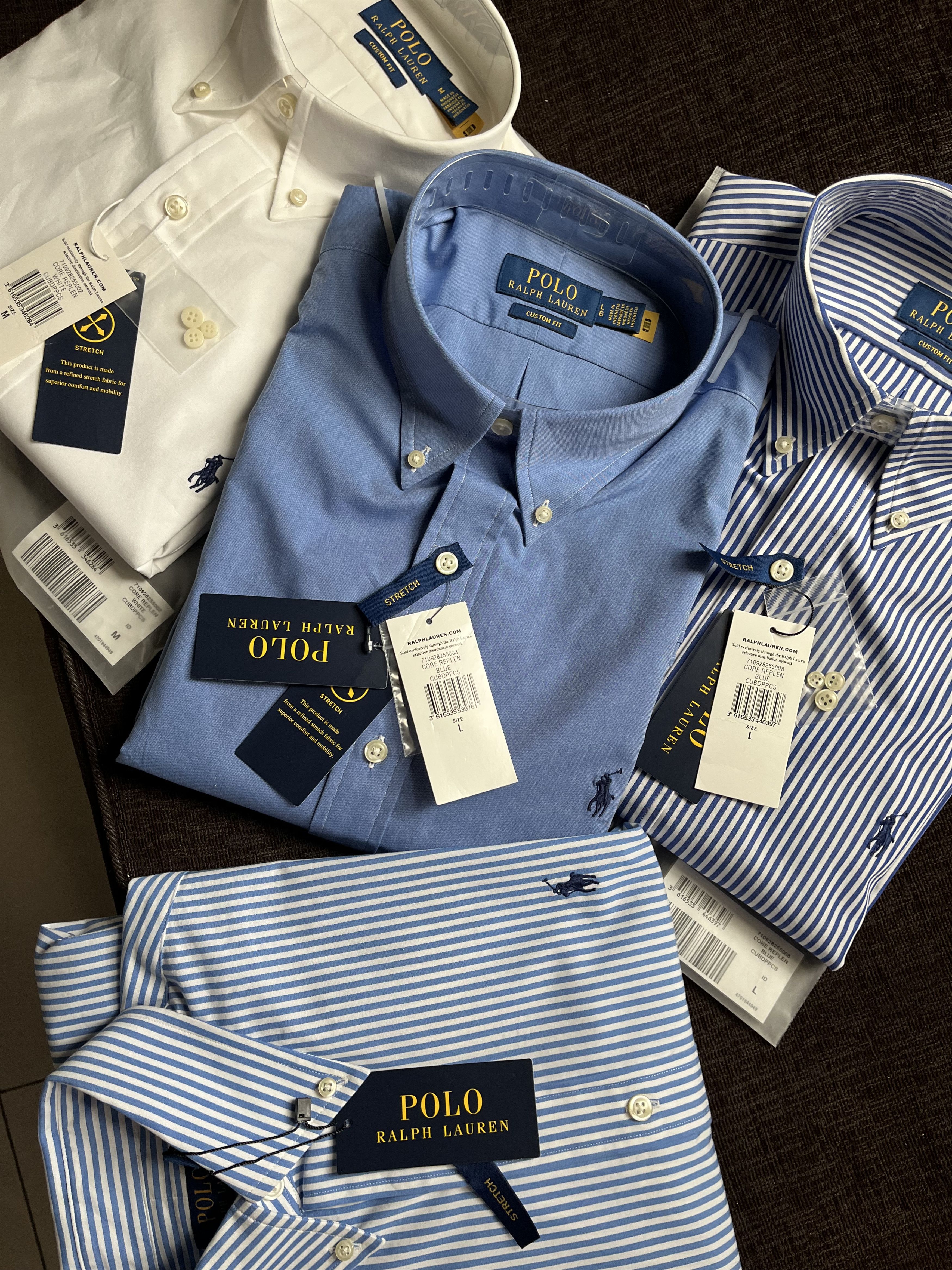 Polo Ralph Lauren Polo Ralph Lauren Custom Fit Stretch Poplin Shirt Size US S / EU 44-46 / 1 - 7 Thumbnail