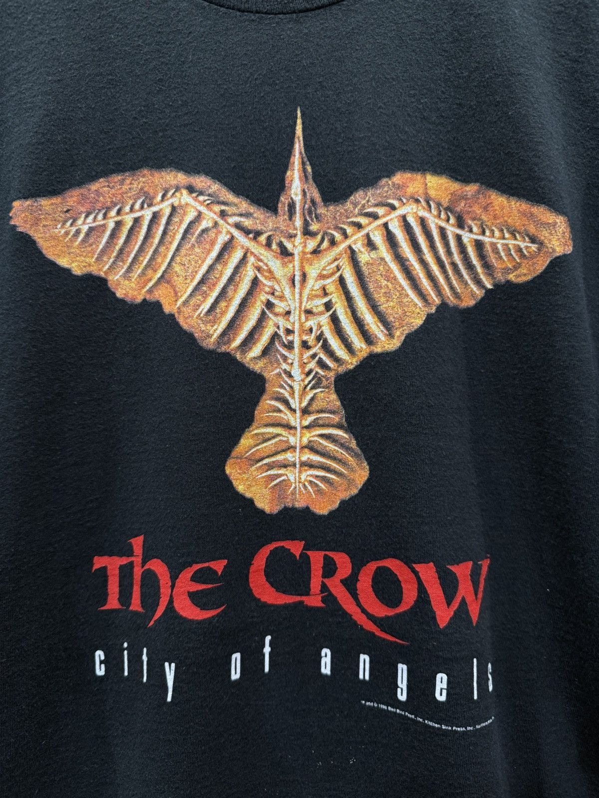 Other Vintage 90s The Crow T-Shirt Size US XL / EU 56 / 4 - 2 Thumbnail