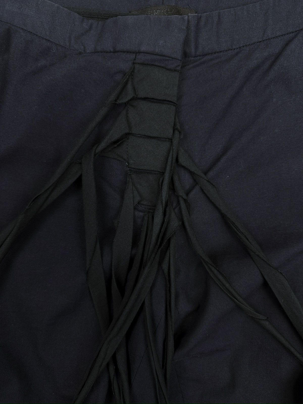 Helmut Lang SS04 Helmut Lang PRESS SAMPLE ‘Mummy’ Bondage Navy Poplin Pants Size US 30 / EU 46 - 2 Thumbnail
