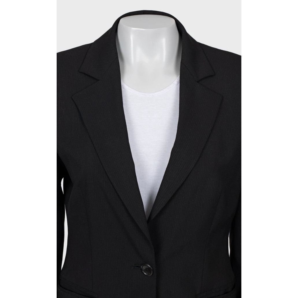 Gianfranco Ferre Gianfranco Ferre Black Striped Wool Suit Sz.42/L Size M / US 6-8 / IT 42-44 - 6 Thumbnail