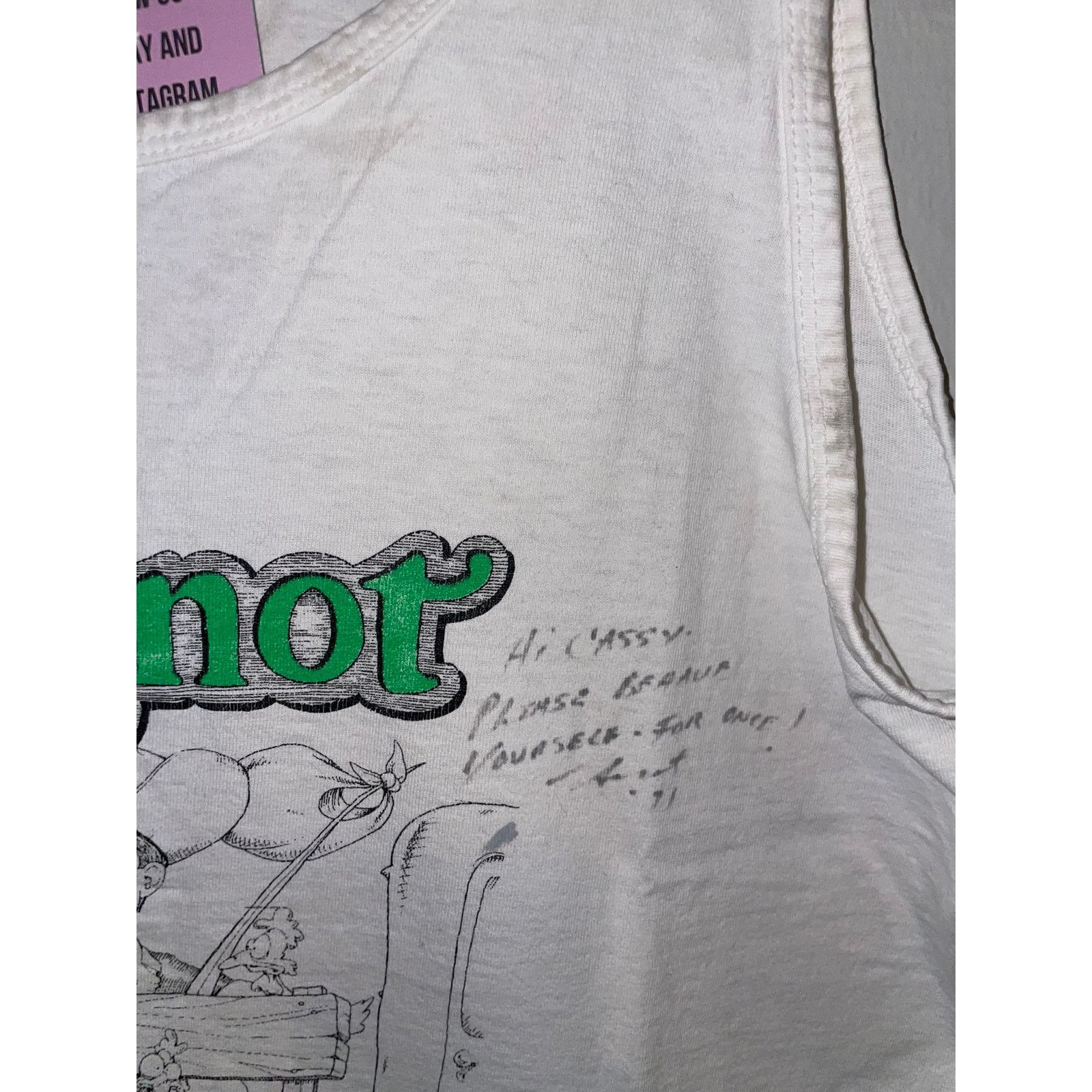 Vintage 90s Puke & Snot World Tour Graphic Tank Sleeveless VTG Large Size US L / EU 52-54 / 3 - 5 Thumbnail