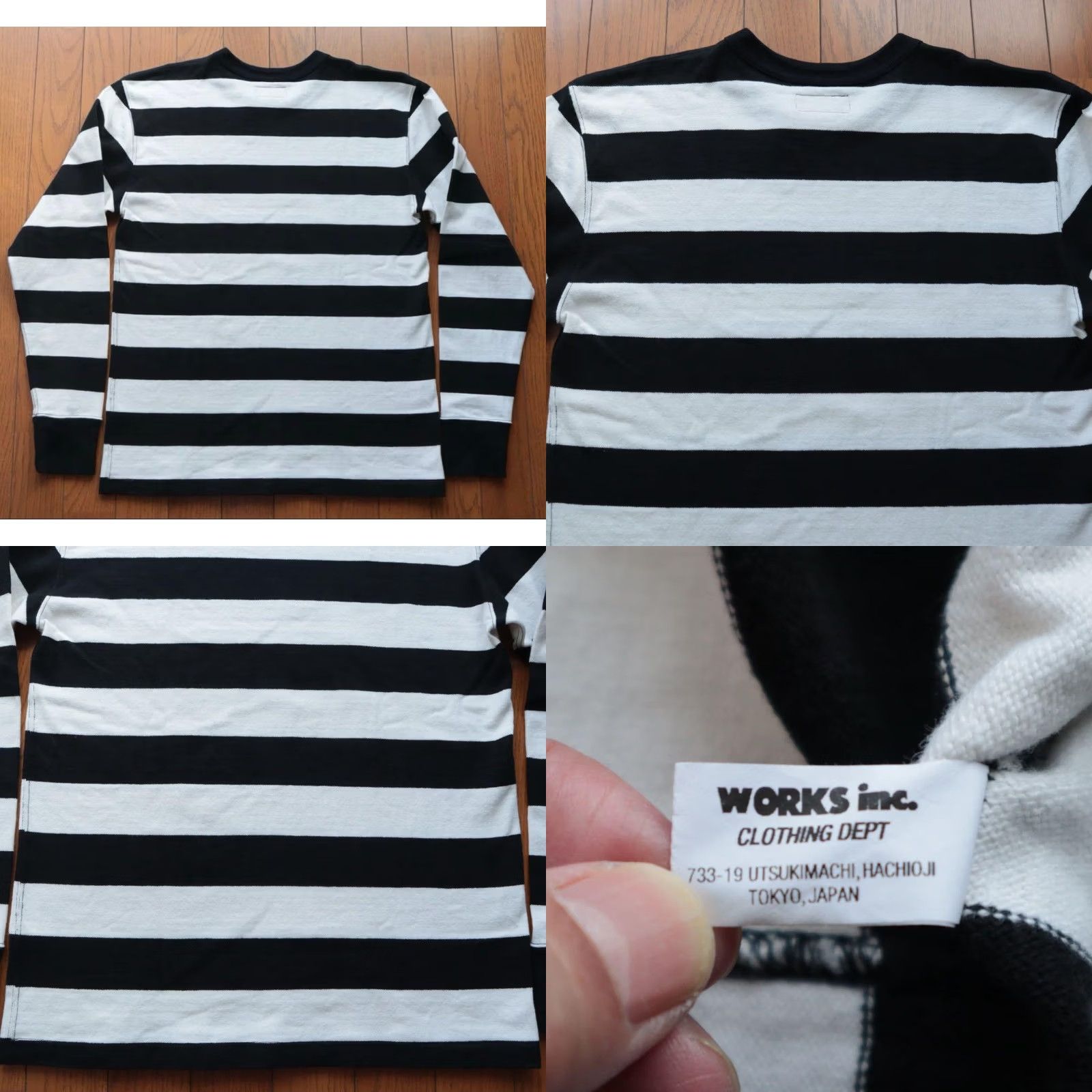Iron Heart Iron Heart Long Sleeve Shirt L Border Heavy Weight Men's Size US L / EU 52-54 / 3 - 8 Thumbnail