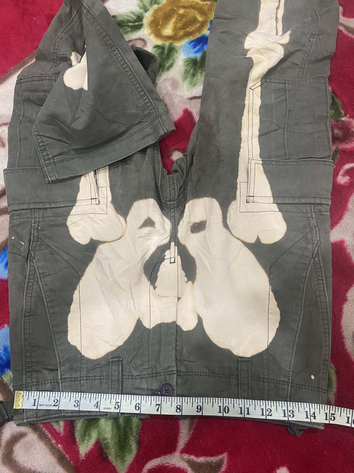 Gap × Seditionaries Gap Khakis Skeleton Regular Fit Straight Cargo Pants Size US 28 / EU 44 - 13 Thumbnail