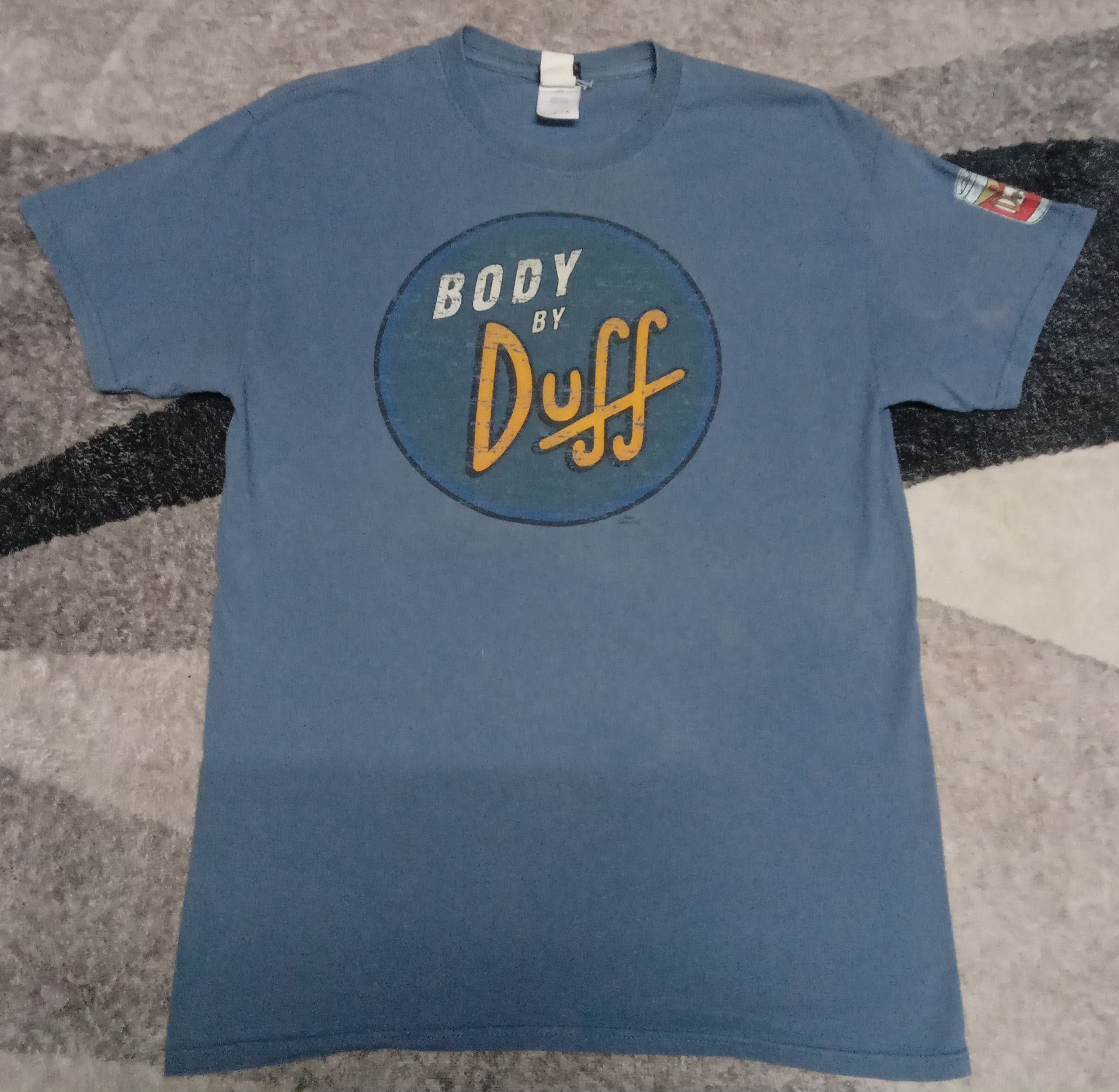 Cartoon Network × The Simpsons × Vintage Set of 2 Vintage Y2K The Simpsons Duff Tshirt Futurama Size US M / EU 48-50 / 2 - 5 Thumbnail