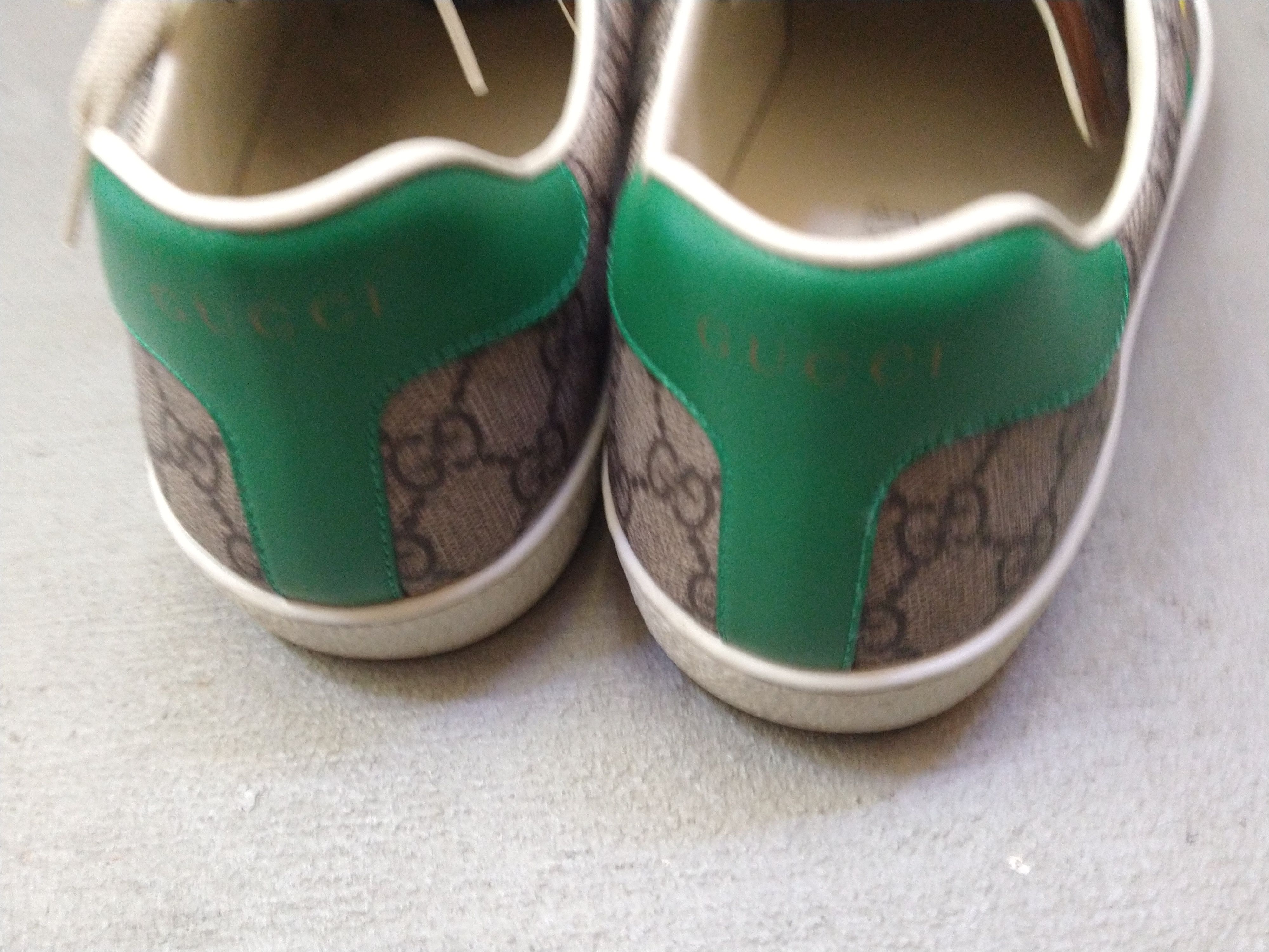 Gucci Gucci Ace Sneakers Size 10.5 Monogram Brown Green Low Size US 10.5 / EU 43-44 - 15 Thumbnail
