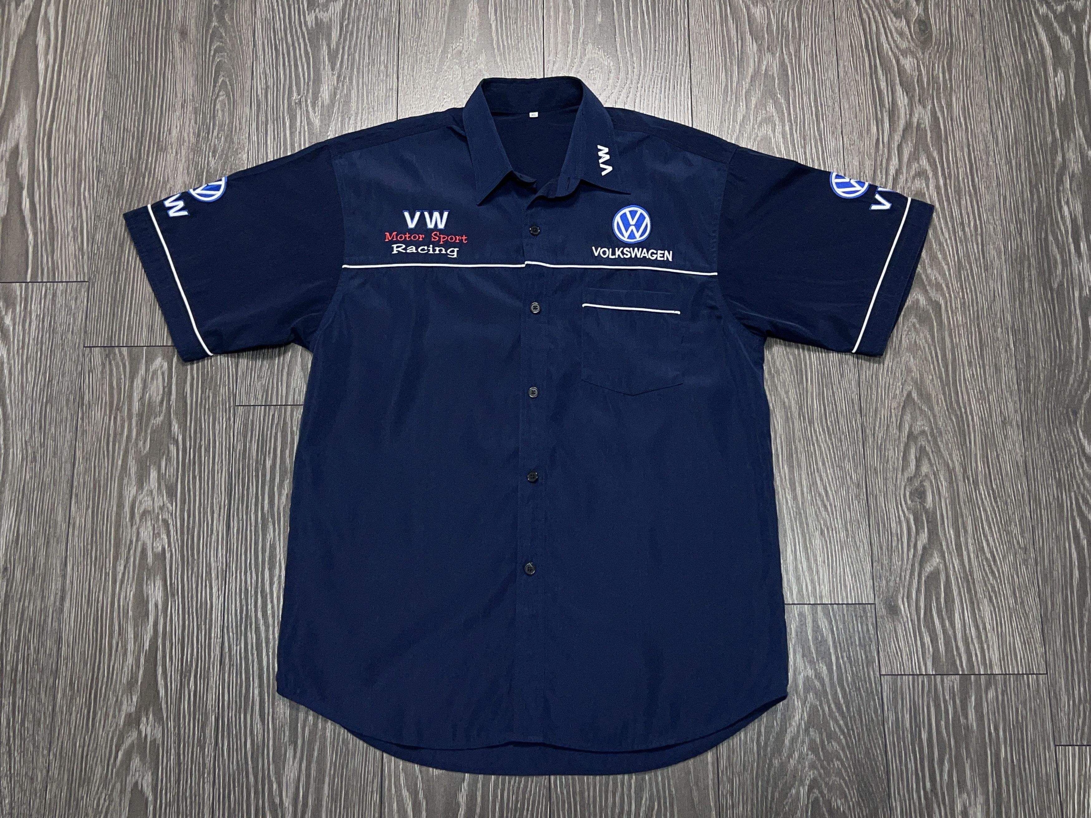 Vintage Volkswagen VW Driver Polo Shirt Button Crew Team Size XL Size US XL / EU 56 / 4 - 1 Thumbnail