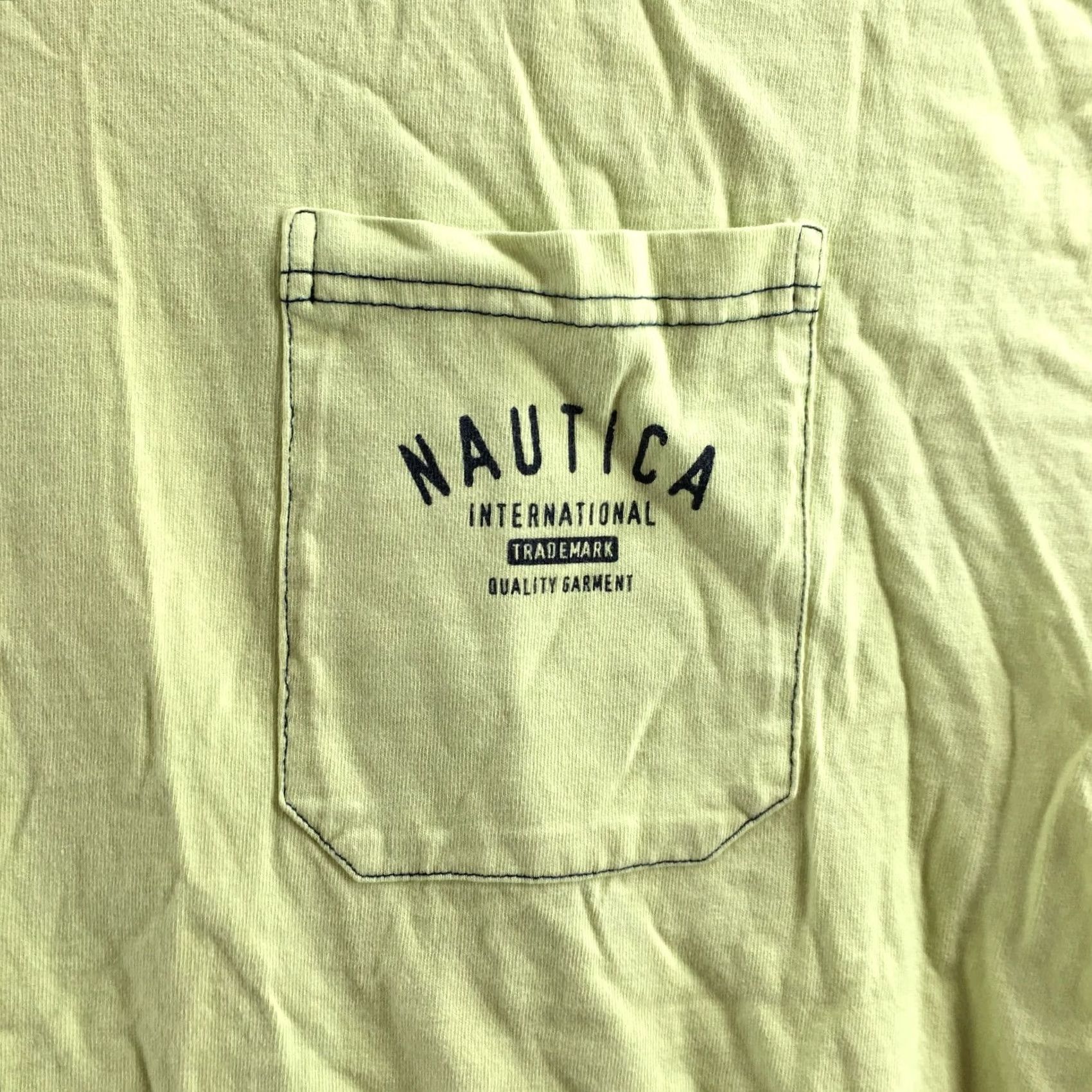 Nautica Nautica Tee T-Shirt Womens 2XL Green Cotton Short Sleeve Crew Neck Casual Pocket Size XXL / US 16-18 / IT 52-54 - 4 Thumbnail
