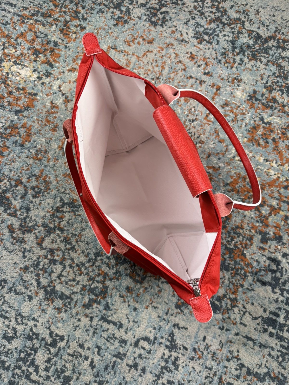 Designer Rare Longchamp Le Pilage Club shopping tote size L bag Size ONE SIZE - 5 Thumbnail