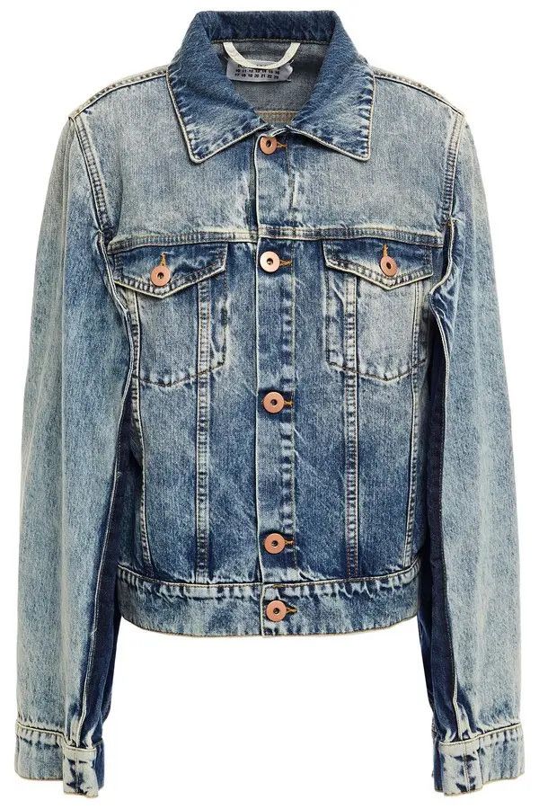 Maison Margiela o1y0625 Denim Jacket in Blue Size XS / US 0-2 / IT 36-38 - 1 Thumbnail