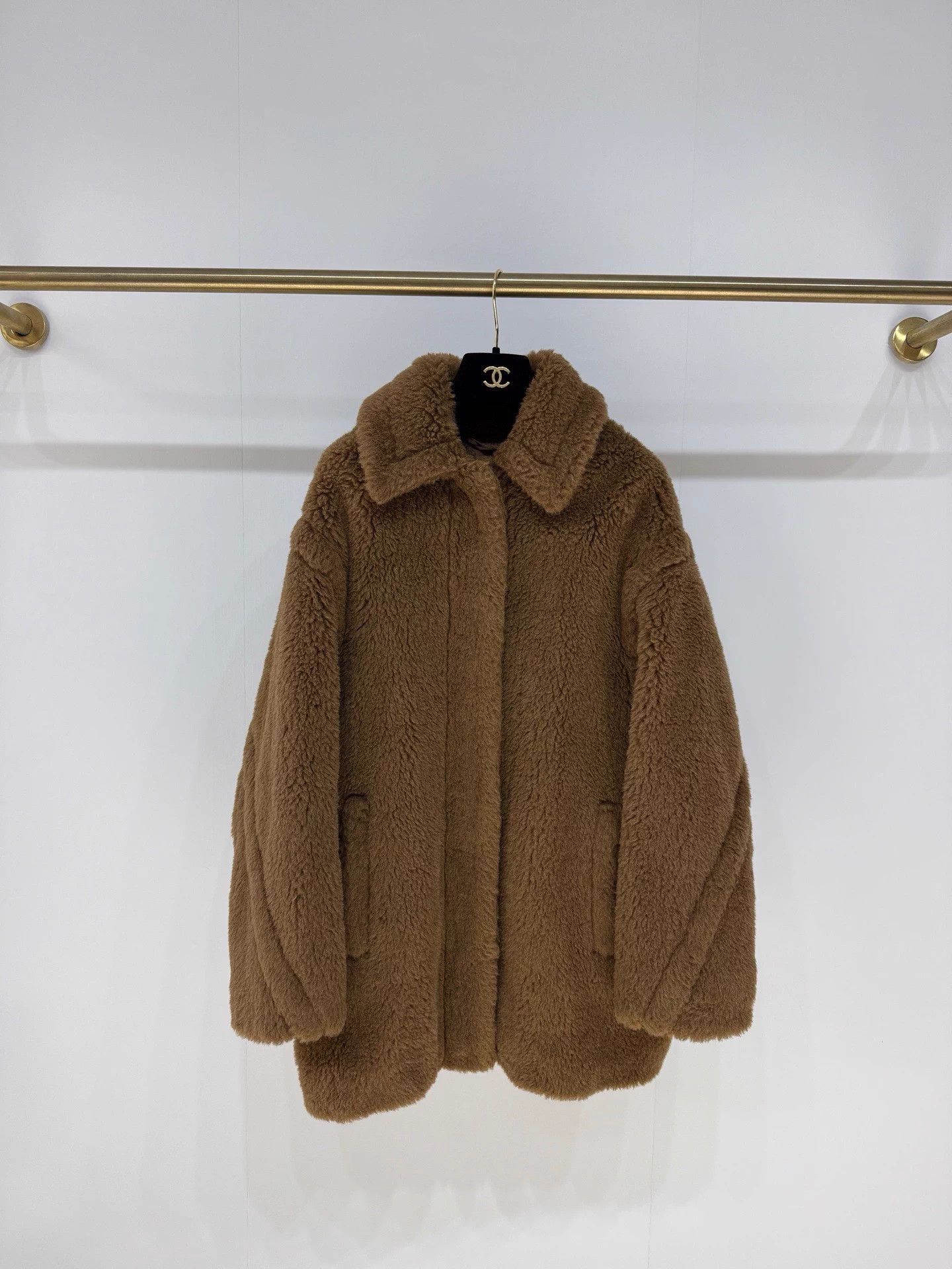 Max Mara Maxmara Viale Teddy Short Coat FR36 99New Size S / US 4 / IT 40 - 1 Thumbnail