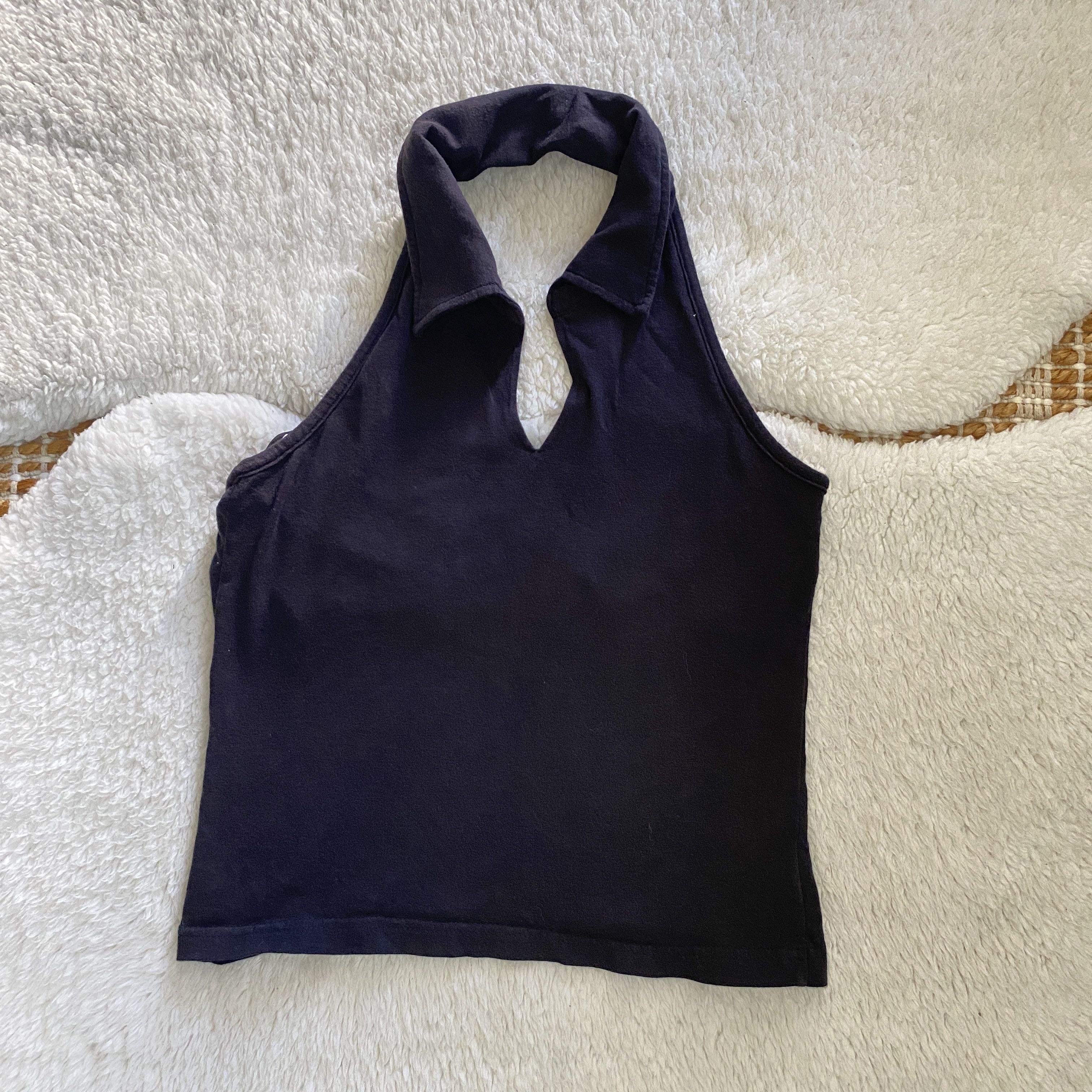 Gloria Vanderbilt Gloria Vanderbilt Vintage Y2K V-Neck Collared Sleeveless Top Size S / US 4 / IT 40 - 1 Thumbnail