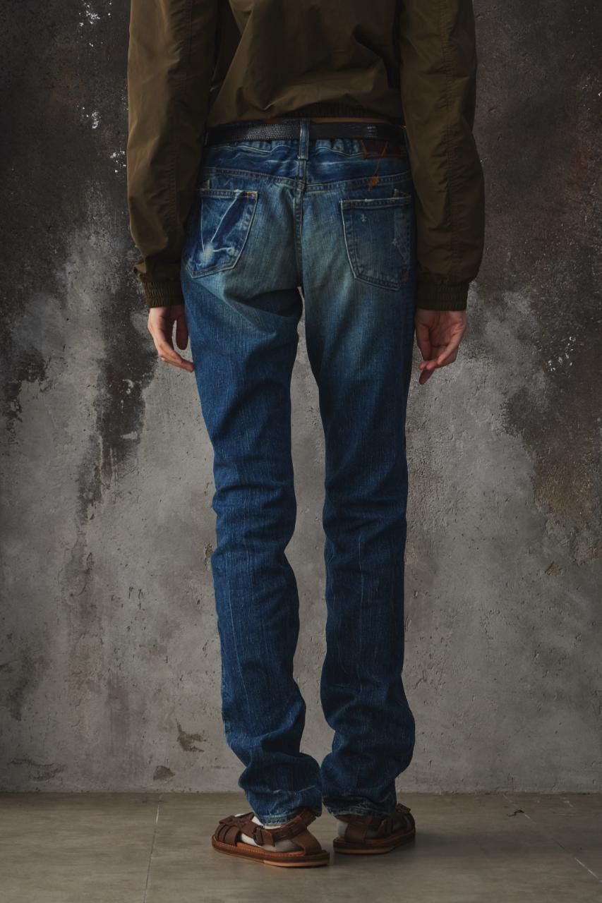 Prps PRPS "Purple Goods" Text Printed Distressed Jeans Size US 30 / EU 46 - 2 Thumbnail