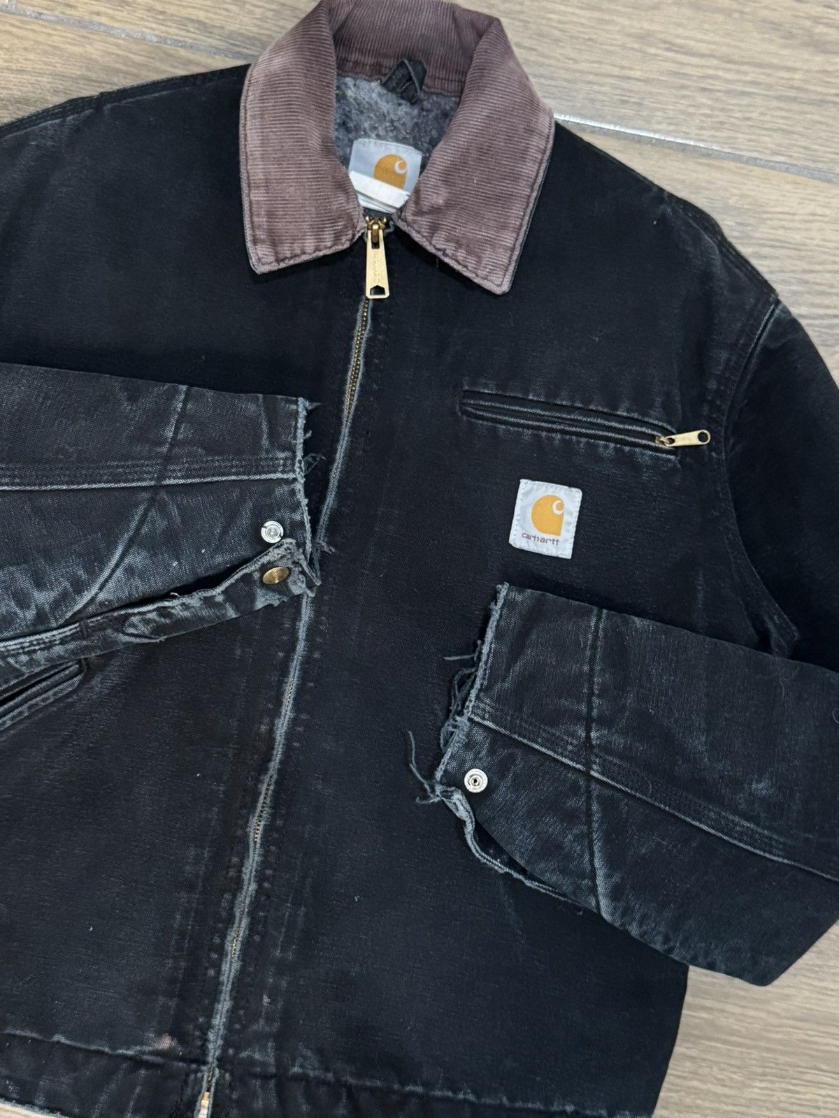 Carhartt Carhartt Detroit Jacket J01 BLK Big Logo Size US S / EU 44-46 / 1 - 9 Thumbnail