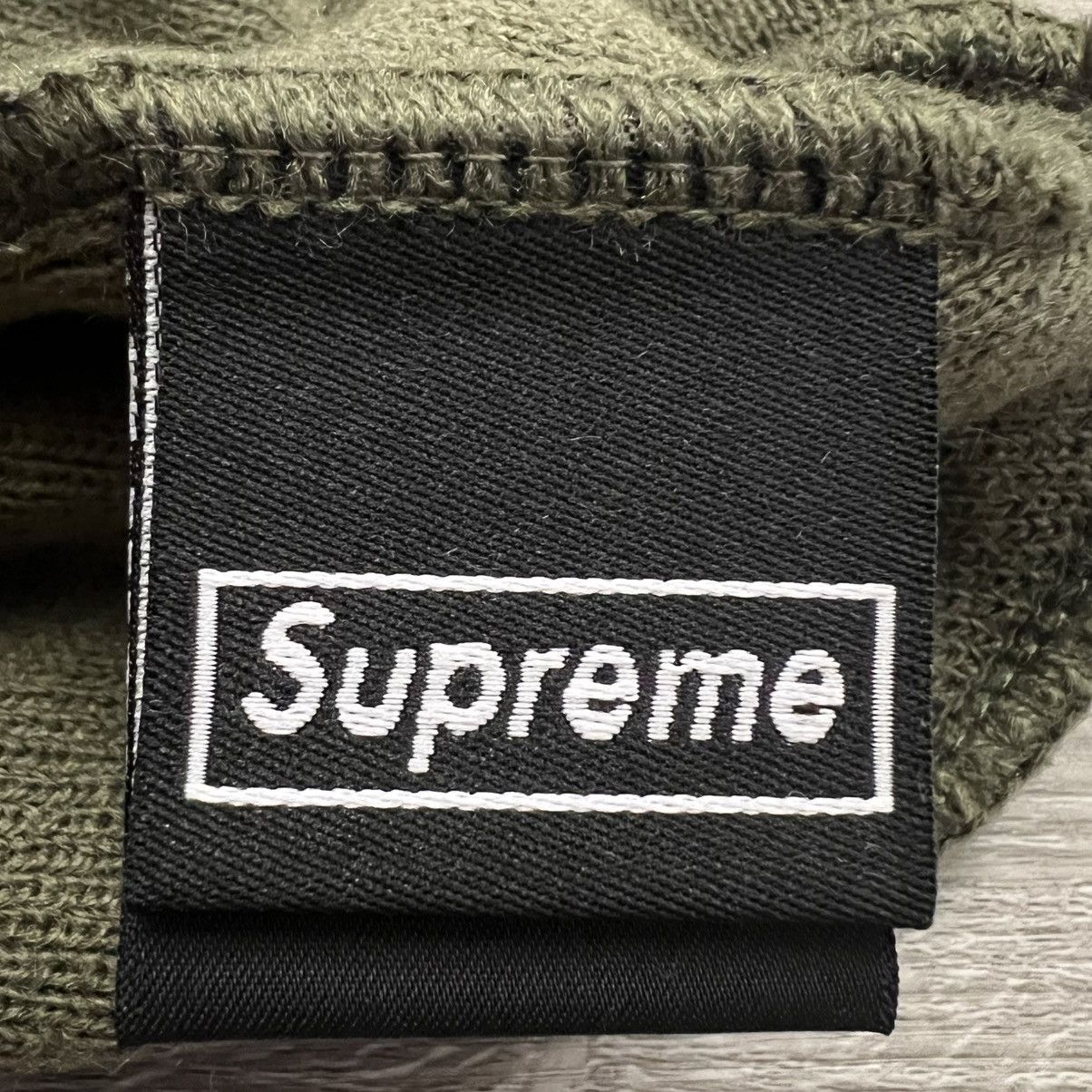 New Era × Supreme Supreme New Era Box Logo Beanie FW25 Olive Size ONE SIZE - 6 Thumbnail