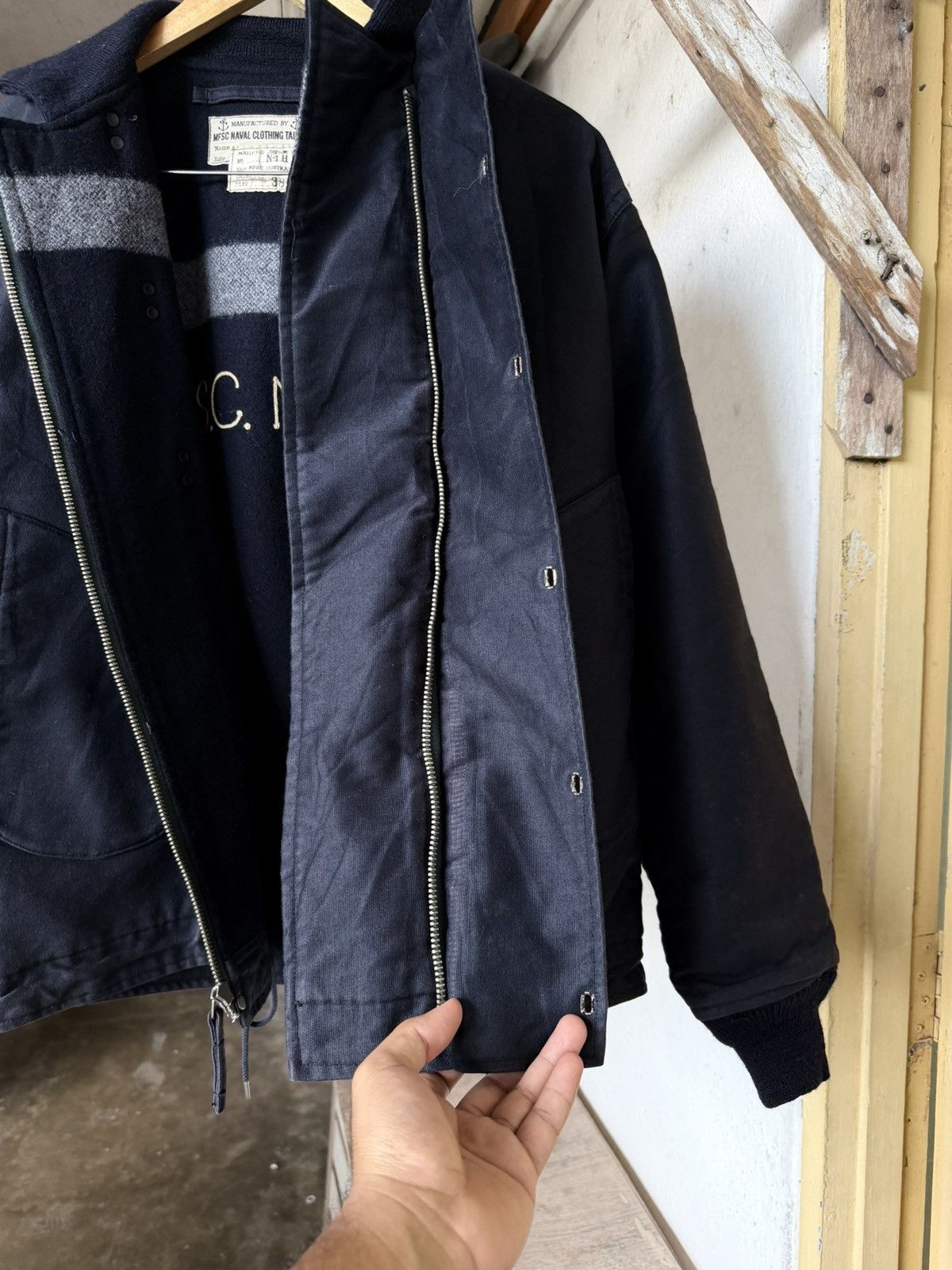 Mister Freedom Very Rare🔥 Mister Freedom N-1H Navy Deck Hook Jacket Size US M / EU 48-50 / 2 - 9 Thumbnail