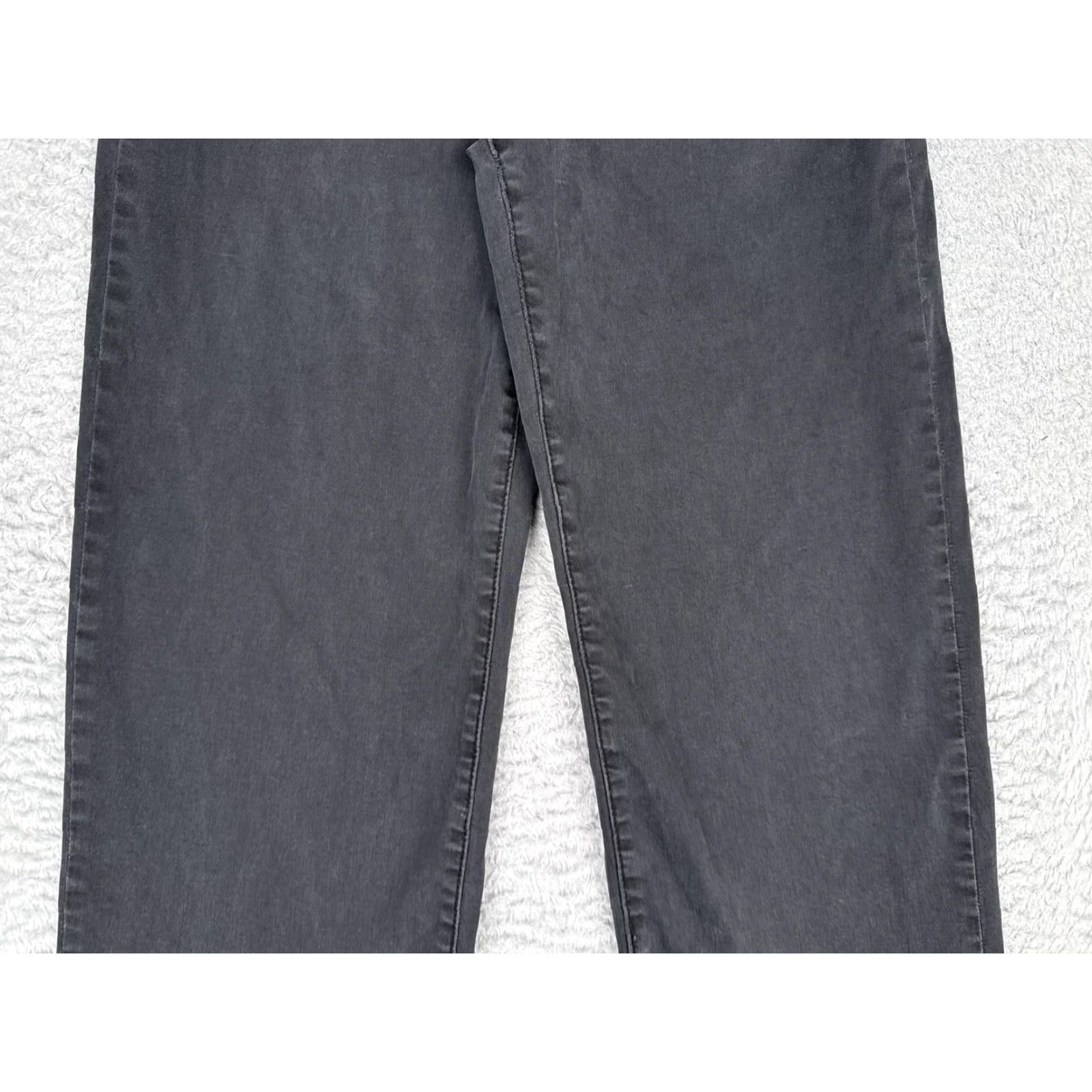 Denime VERVET Jeans Women's 28 Gray Charcoal Wash Mid Rise Wide-Leg Crop 28x25 Denim Size 28" / US 6 / IT 42 - 3 Thumbnail